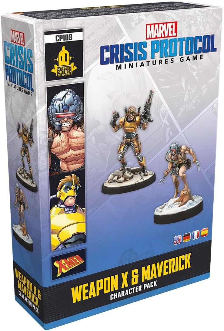 Atomic Mass Games Marvel: Crisis Protocol Weapon X & Maverick Character Pack