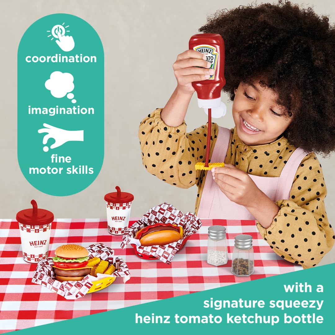 Casdon Heinz American Diner Set - Pretend Play Kitchen Toy for Ages 2+ 7