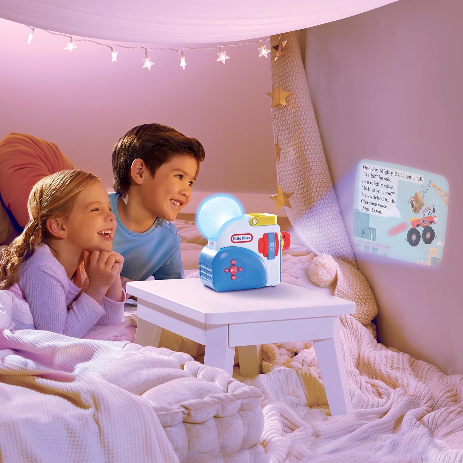 Little Tikes Mighty Truck-Kollektion für Story Dream Machine – 3 Geschichten und 1 Figur, ab 3 Jahren 4