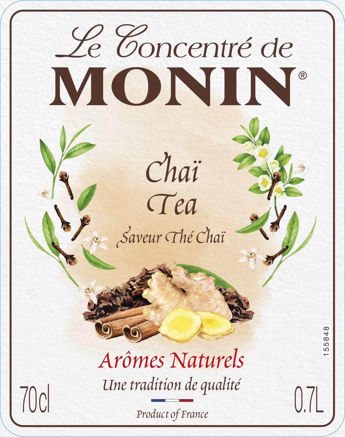 Monin Chai Tea Concentrate 700ml - Premium Beverage Syrup for Lattes, Frappes & Cocktails 5
