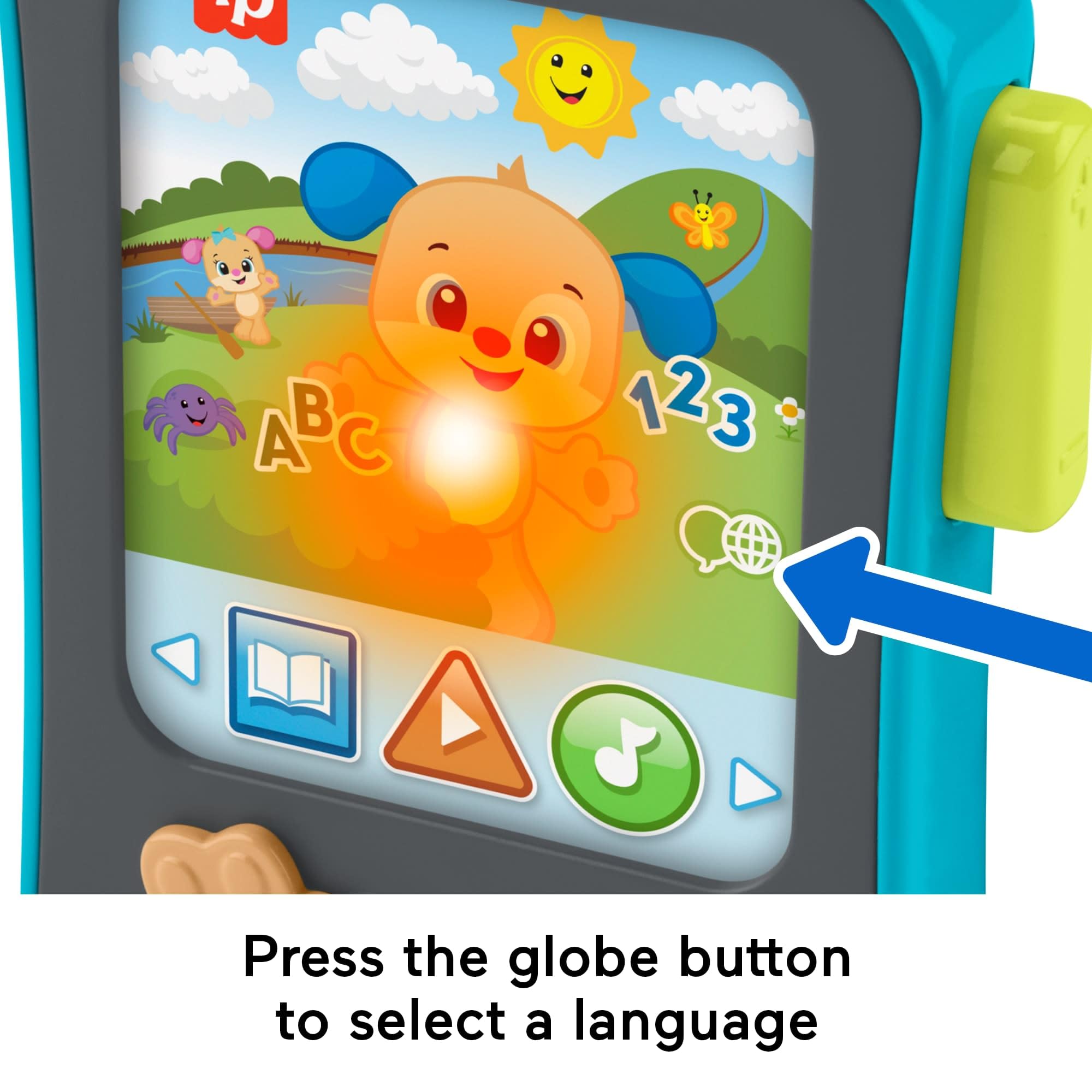 Fisher-Price Laugh & Learn Puppy's Storytime Reader - Electronic Learning Toy with Lights & Songs 3