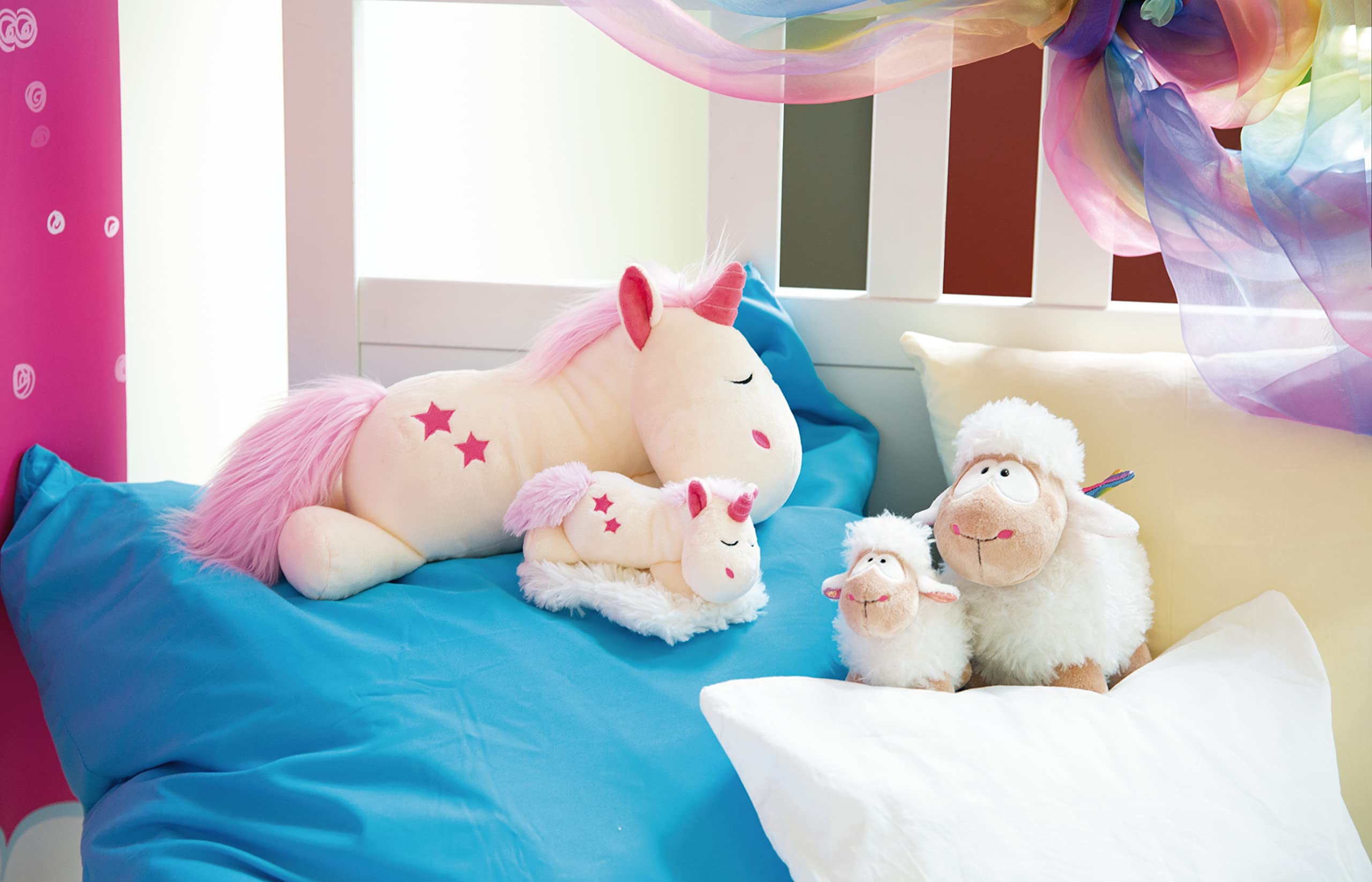 NICI Theodor & Friends Somna Sheep Soft Toy, 22cm, RPET Sustainable Plush 5