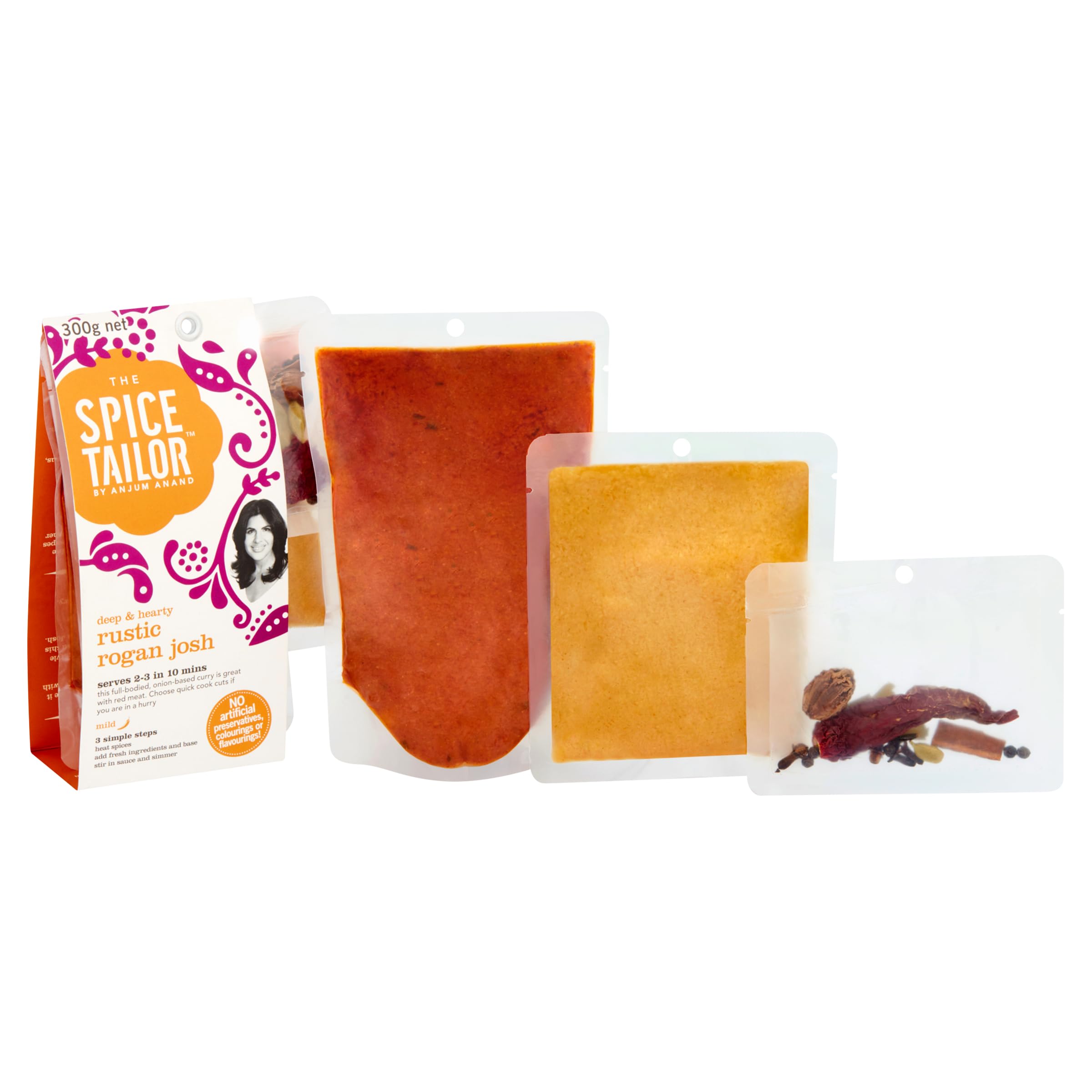 The Spice Tailor Rustic Rogan Josh Indian Curry Sauce Kit, 300g 3