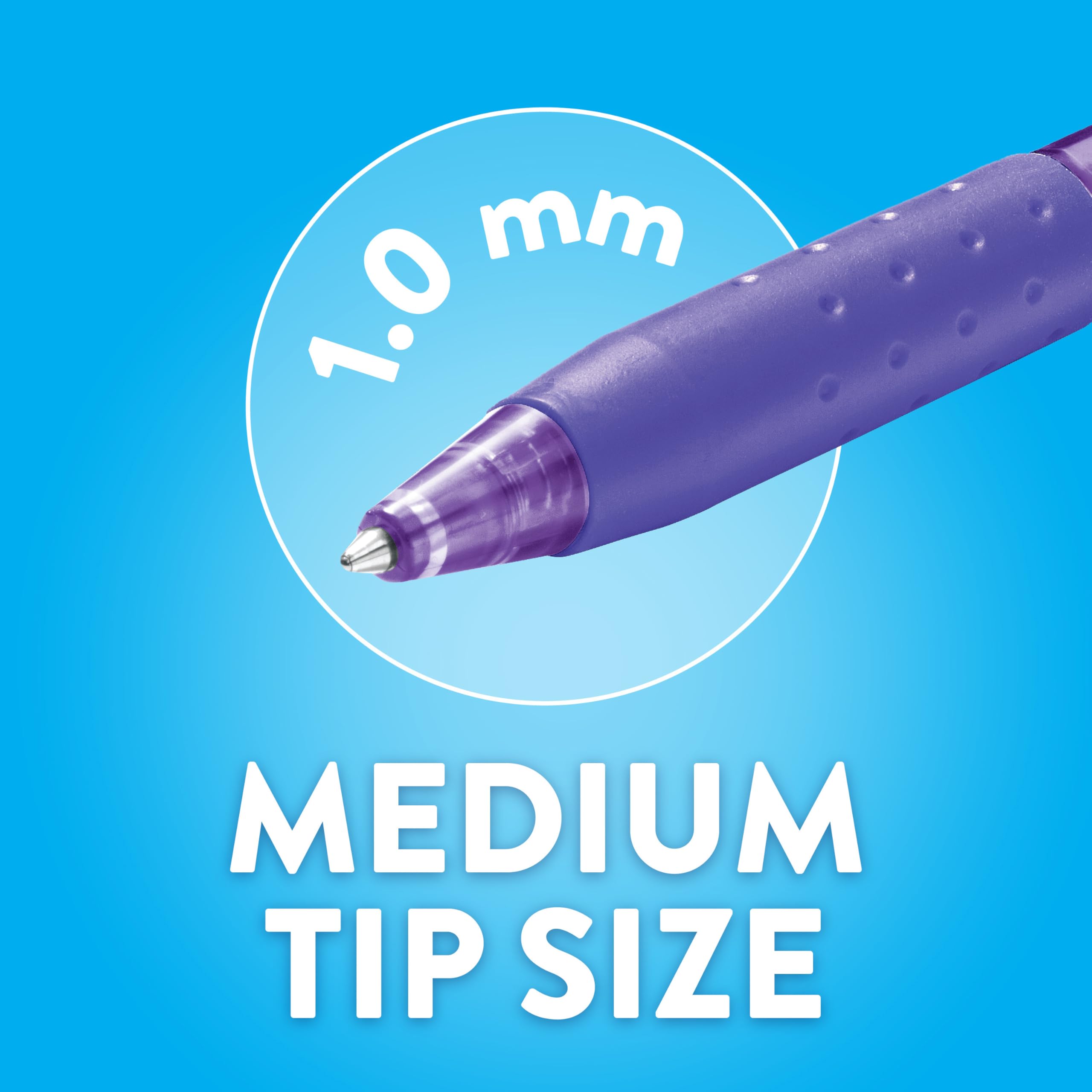 Paper Mate InkJoy 300RT Retractable Ballpoint Pens - Ultra-Smooth Ink | 1.0mm Medium Point | 24 Black Pens 5