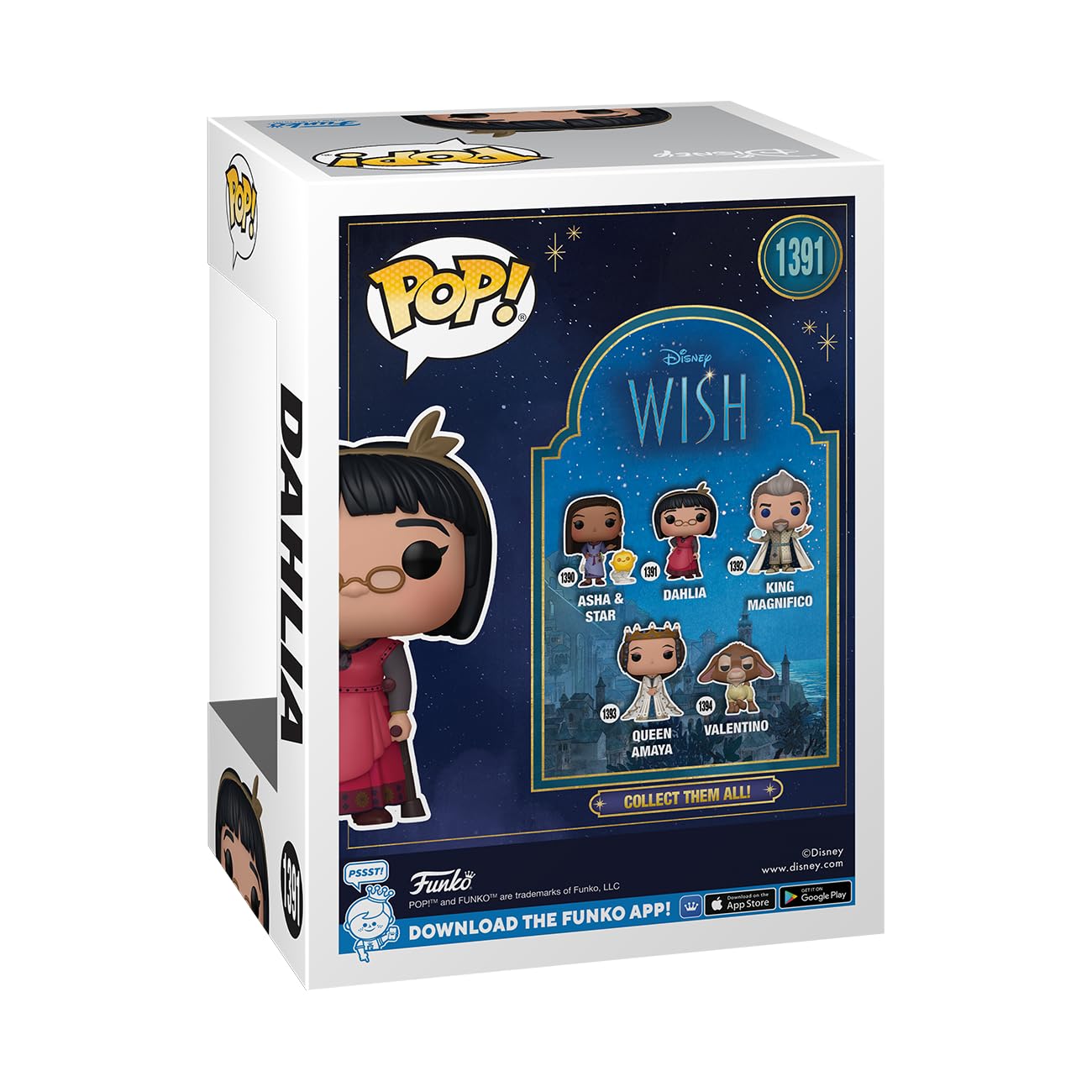 Funko Pop! Disney Wish - Dahlia Vinyl Figur (72421) 10