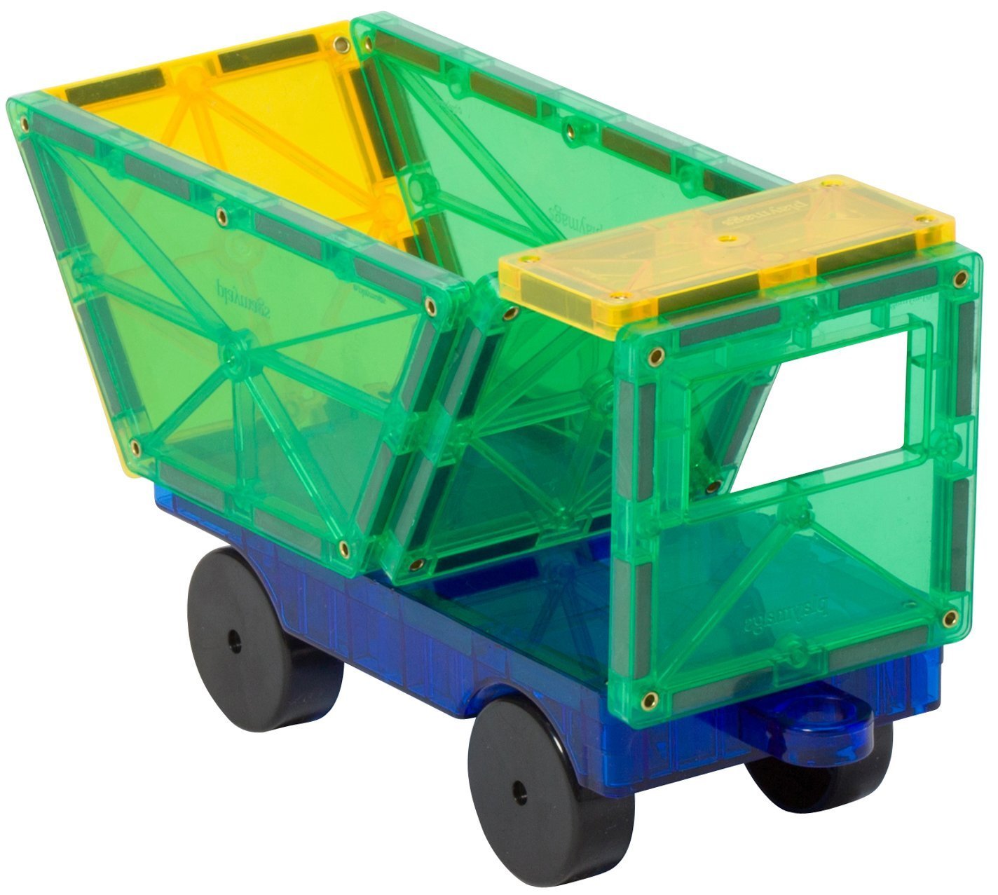 Playmags 3D Magnetic Blocks - 2-Piece Magnetic Car Set for Kids 15