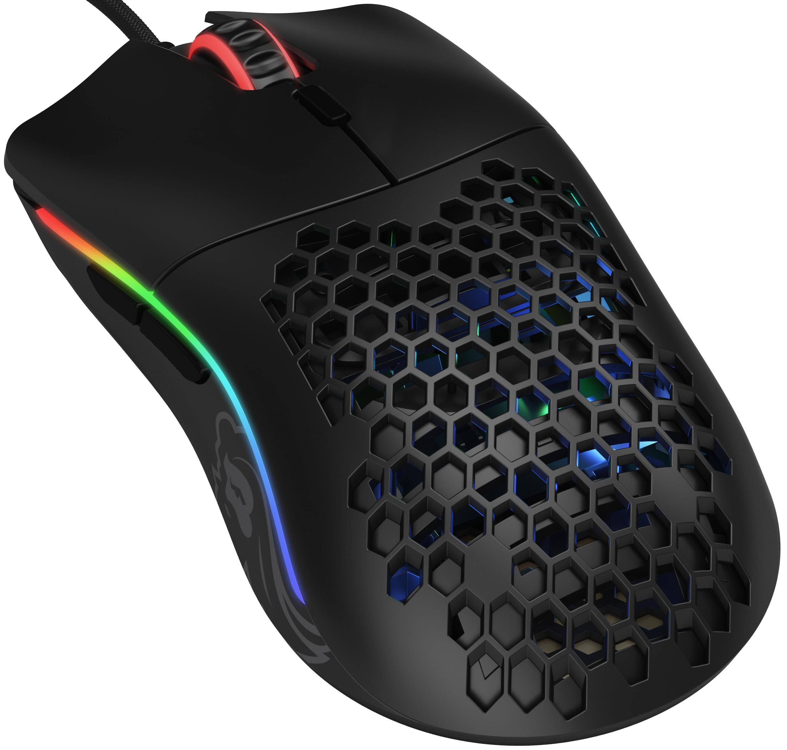 Glorious PC Gaming Race Model O GO-BLACK Ambidextrous RGB Gaming Mouse - Matte Black 6
