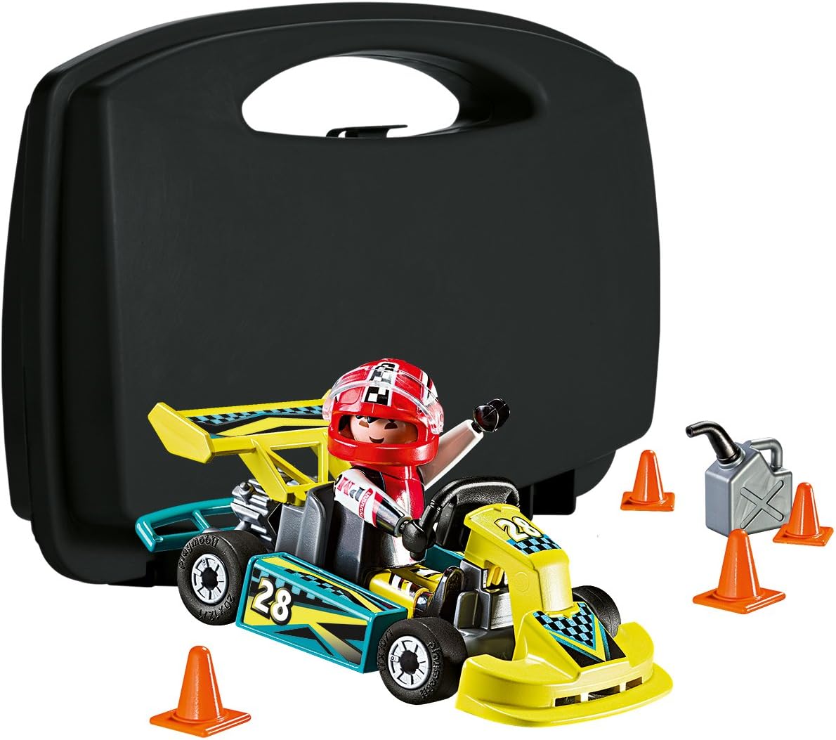 Playmobil 9322 Action Go-Kart Racer Carry Case - Portable Playset for Ages 4-10 6