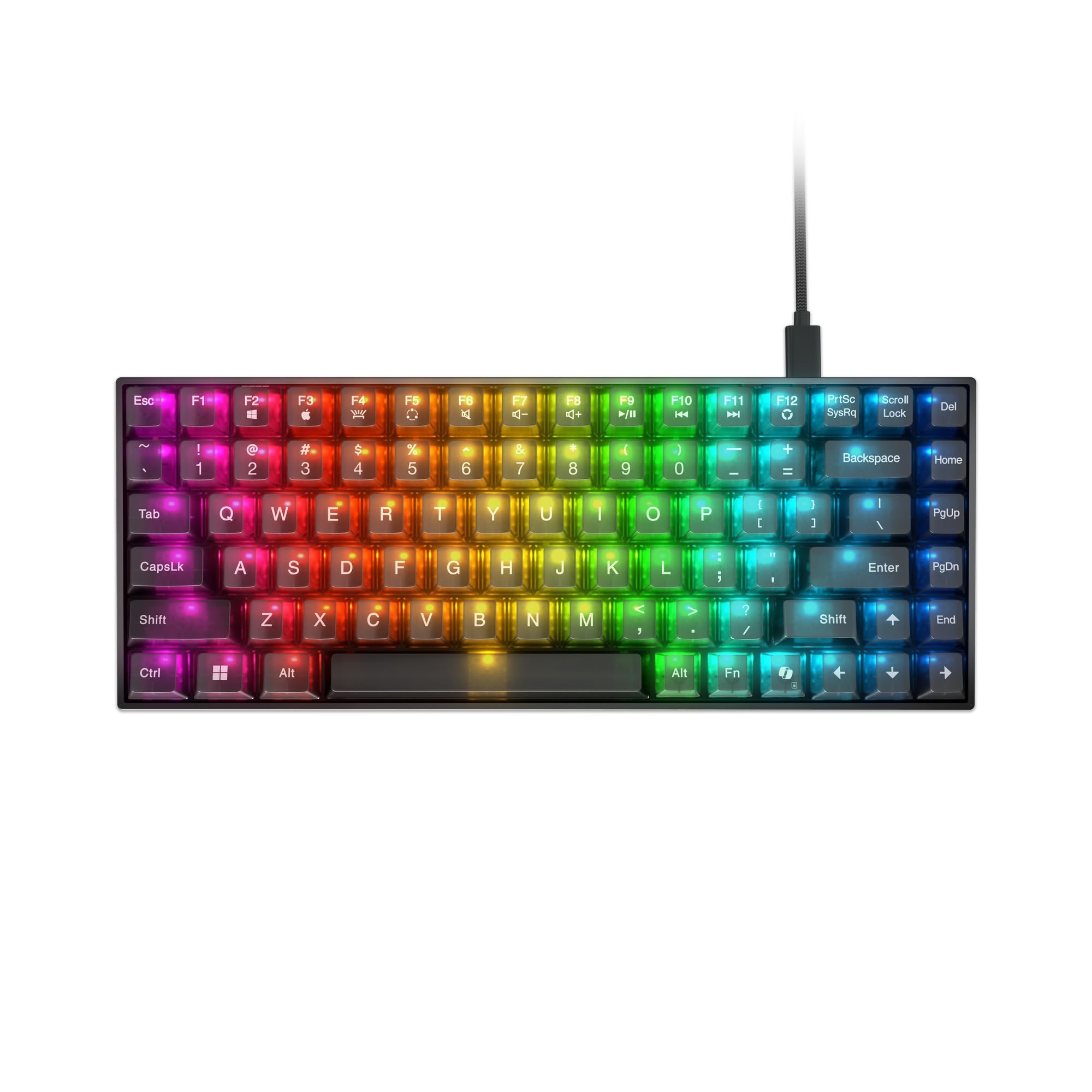 Lenovo Legion K510 Mini Pro Mechanical Gaming Keyboard – 75% Layout, Brown Tactile Switch, UK 84-Key 6