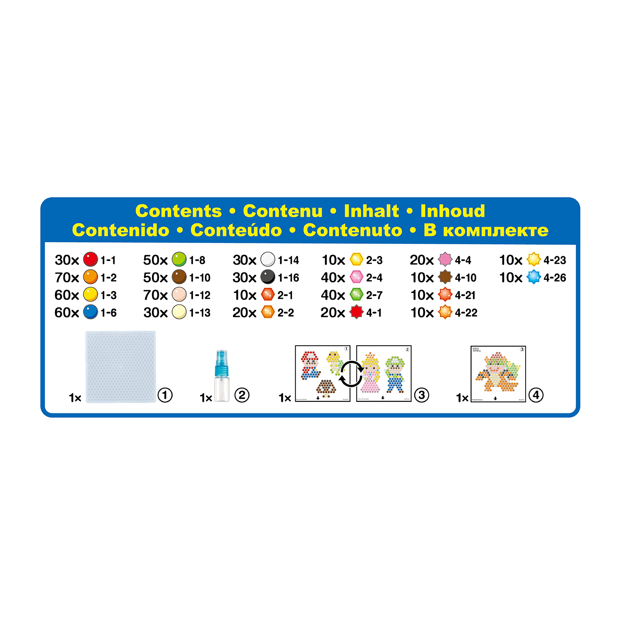 Aquabeads Super Mario Character Set - Arts & Crafts Bead Kit for Kids 4+