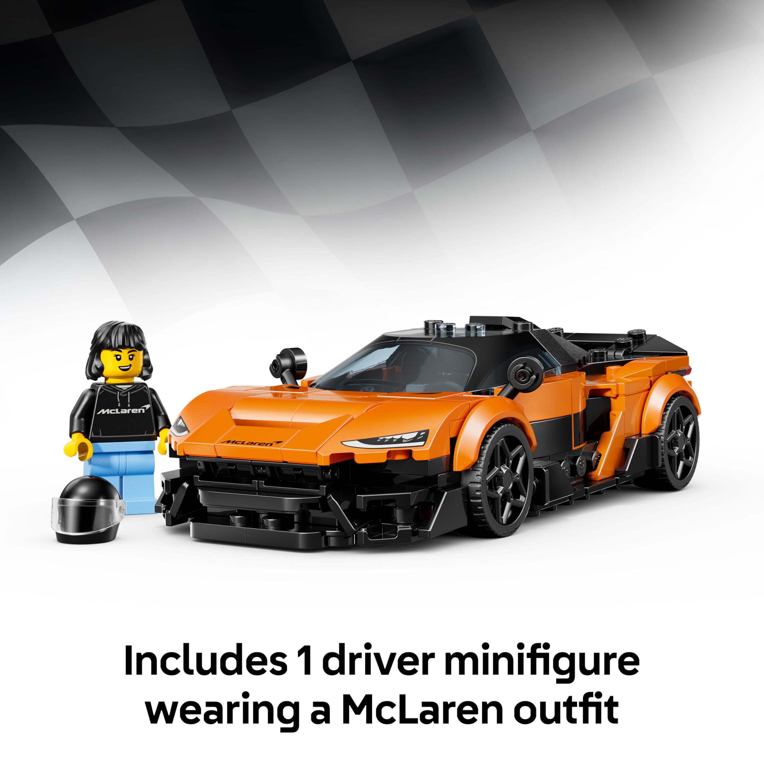 LEGO Speed Champions McLaren W1 Supercar Toy Model Kit 77257 for Ages 9+ 5