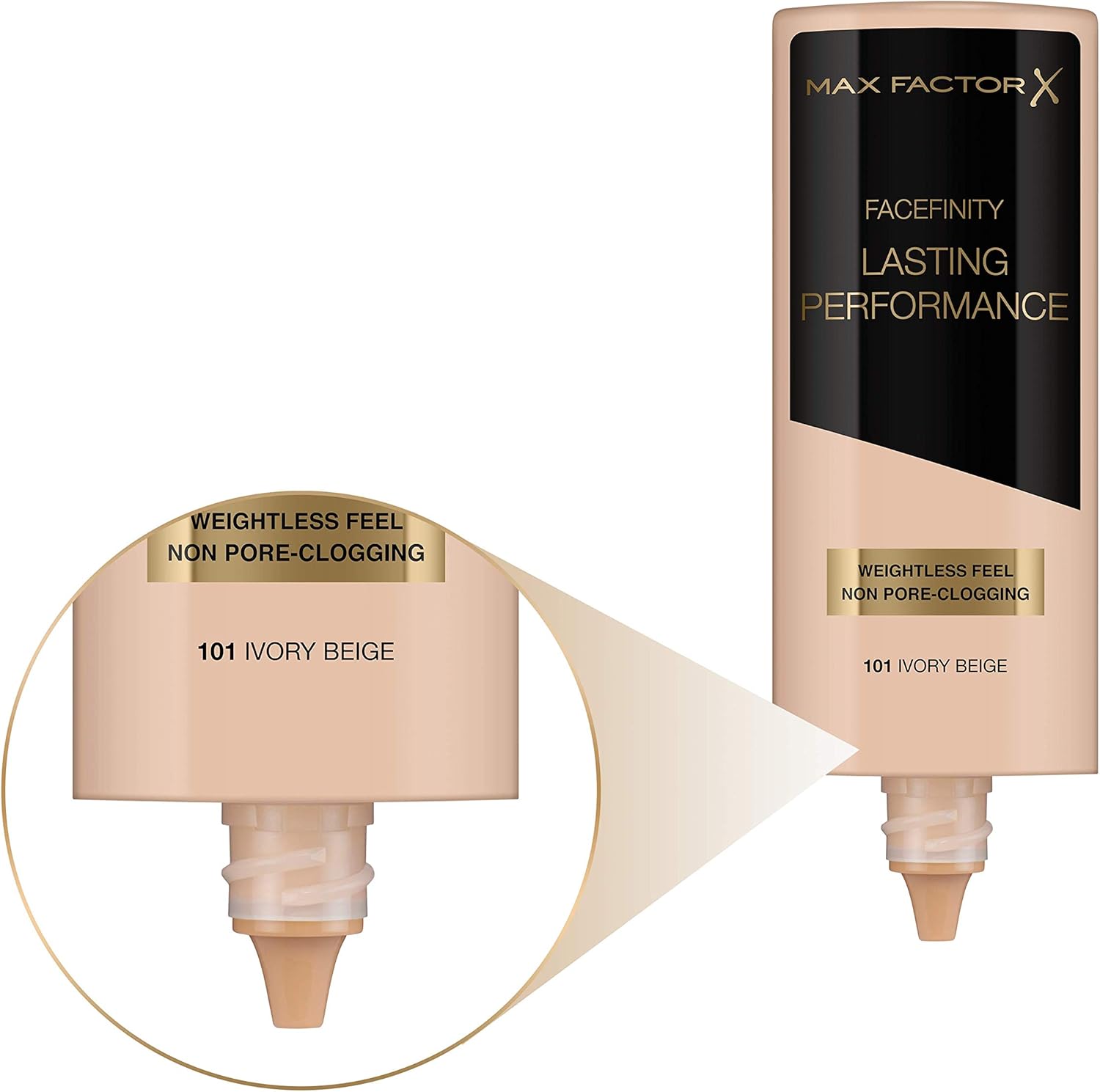 Max Factor Lasting Performance Liquid Foundation - Ivory Beige 101 (35ml) 5