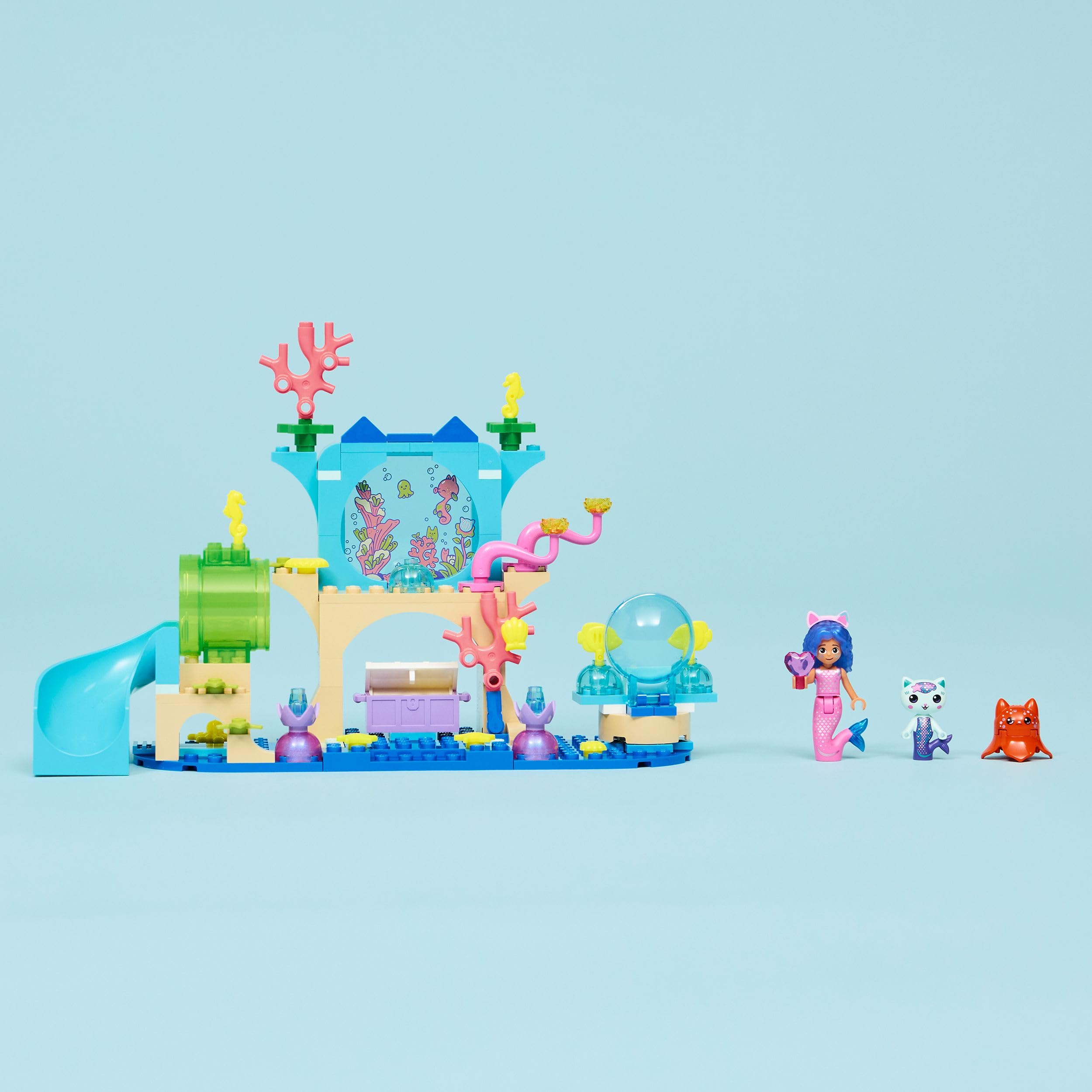 LEGO Gabby's Dollhouse Mermaid Gabby's Aquarium Adventure Toy - 103-Piece Building Set for Kids 4+ 3