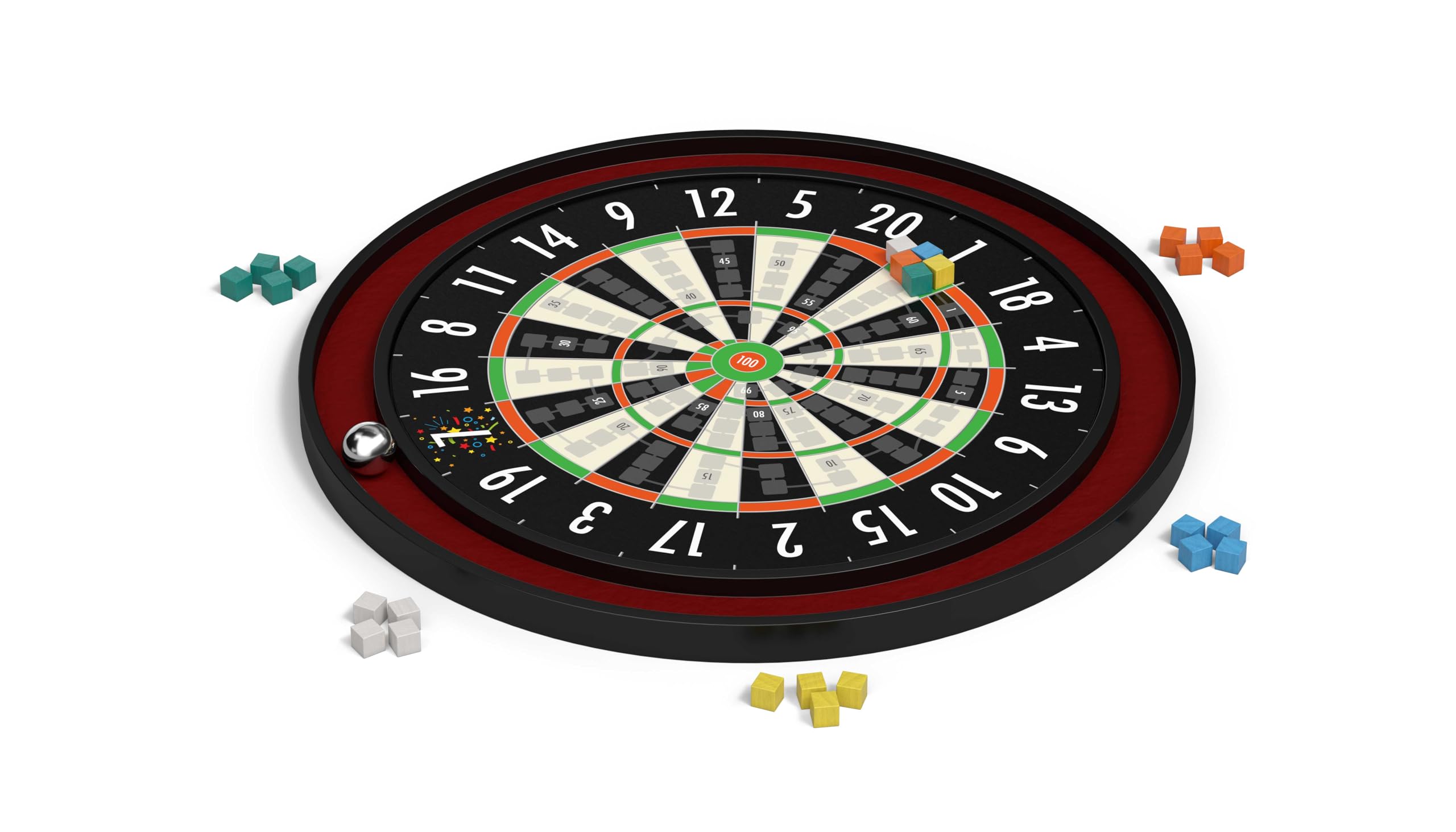 HUCH! Circles Everything Turns in a Circle! – Family Board Game with Double-Sided Marble Run 5