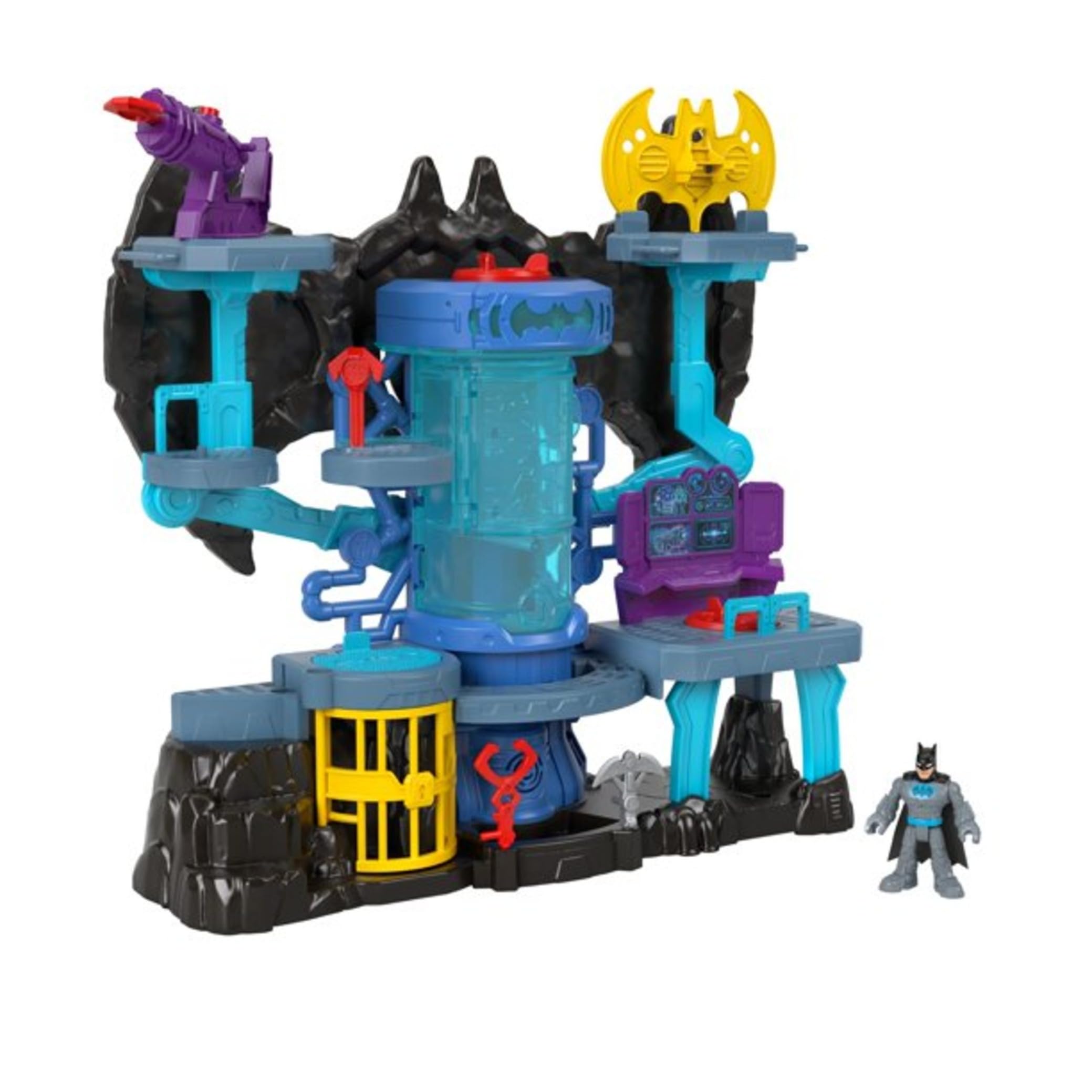 Imaginext DC Super Friends Bat-Tech Batcave Playset - Light-Up Action for Kids 3-8 7