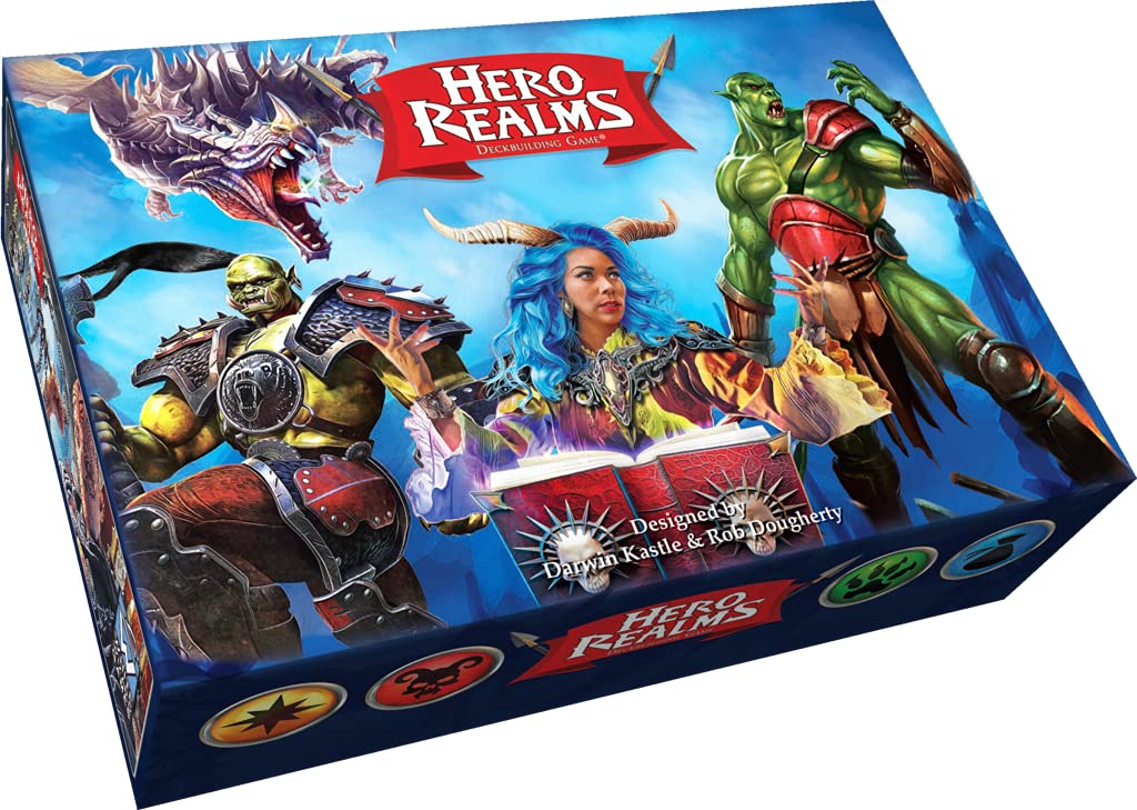 White Wizard Games Hero Realms WWG500 - Fantasy Deckbuilding Card Game for 1-4 Players 1