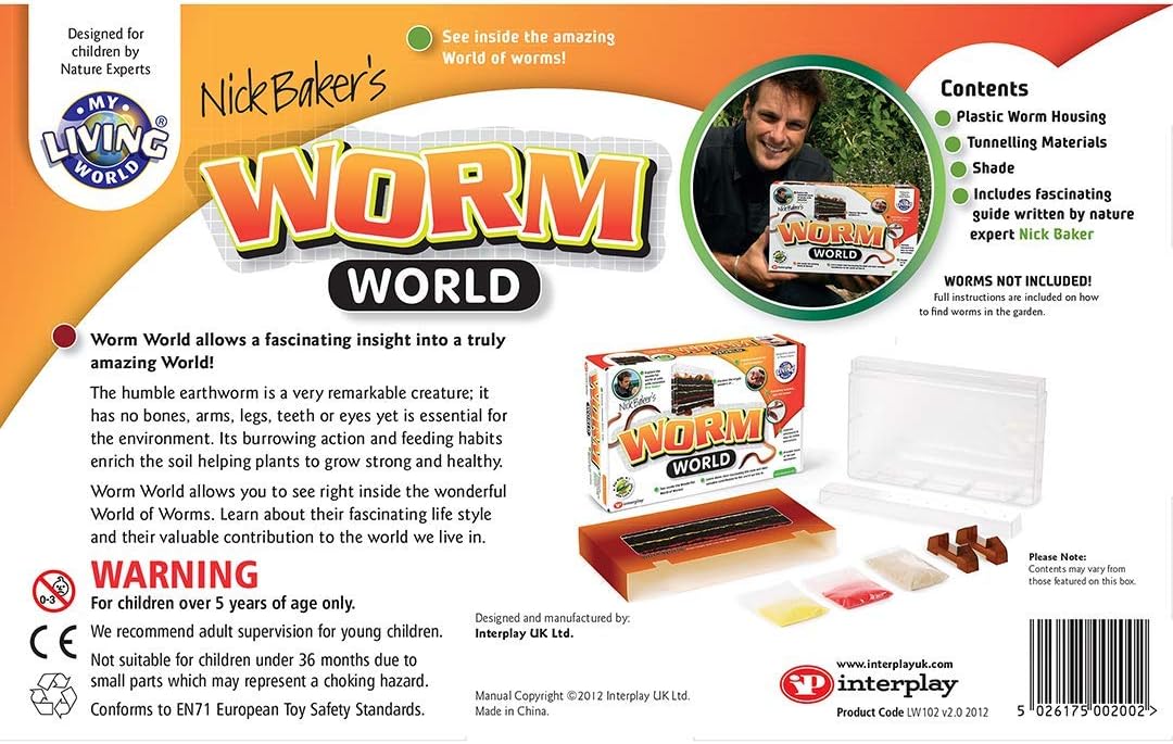 My Living World LW102 Interplay Worm World - Educational Science Kit for Kids 5+ 4