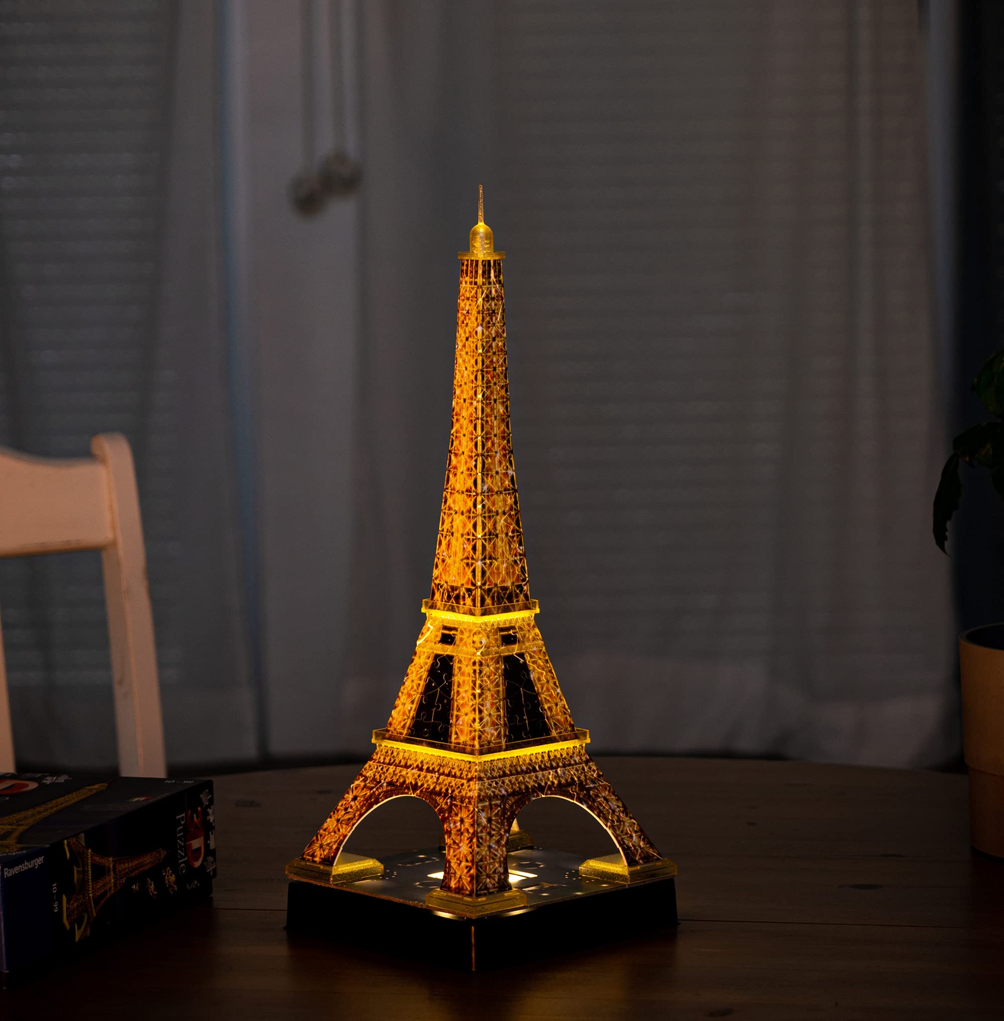 Ravensburger Eiffel Tower 3D Puzzle - Night Edition with LED Lighting, 216 Pieces 14