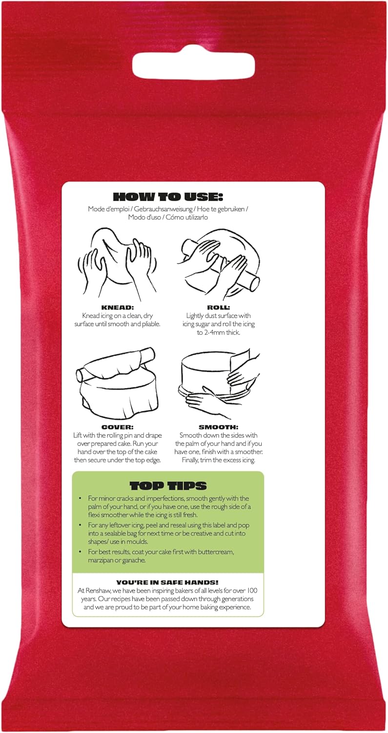 Renshaw Just Roll With It Fondant Icing - Pastel Green, 250g 5