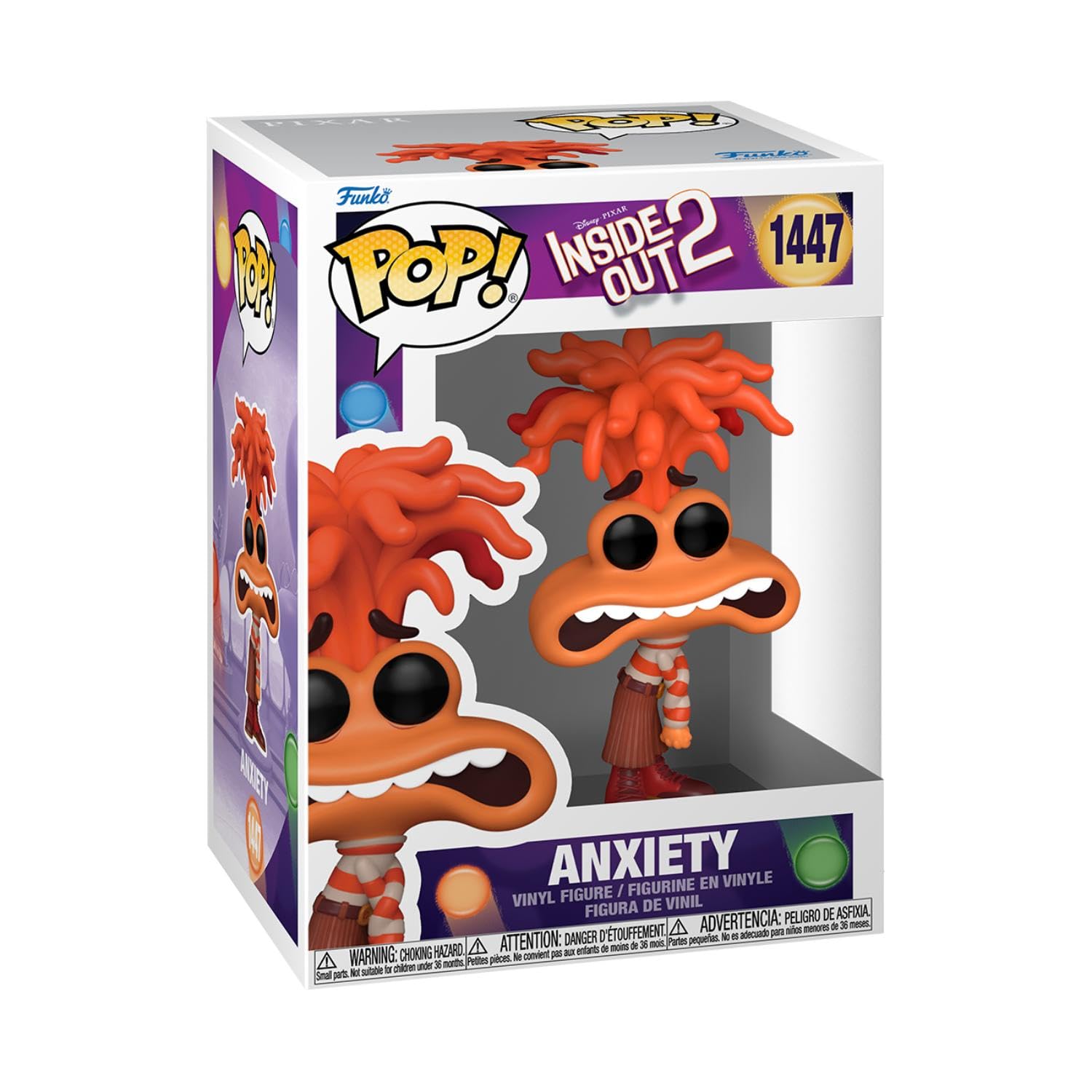 Funko Pop! Disney: Inside Out 2 - Anxiety Vinyl Figure 4