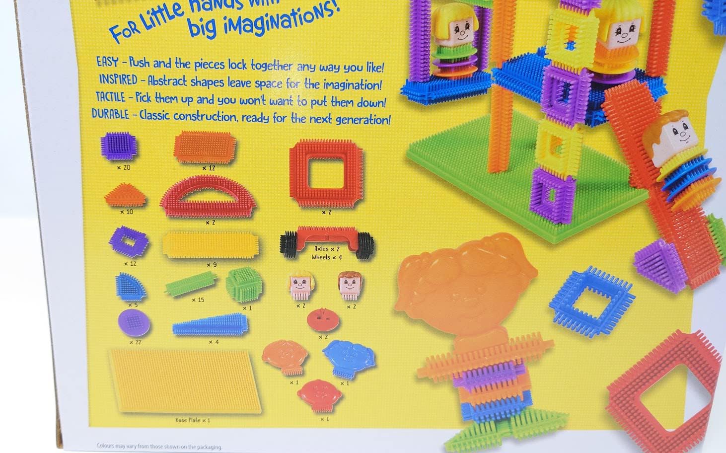 Stickle Bricks Big Builder Construction Set - Over 125 Pieces for Toddlers 18 Months+ 5
