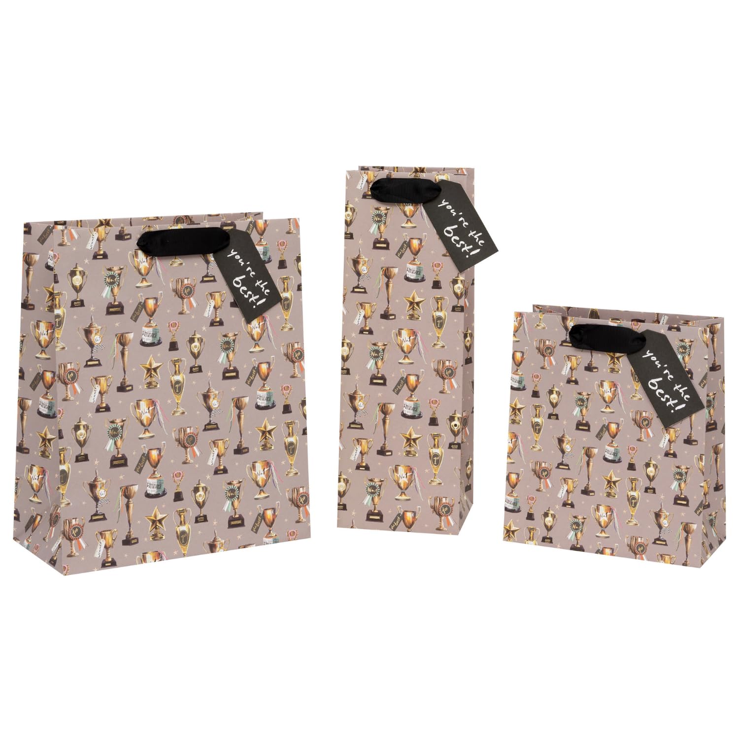 Glick Father's Day Bottle Gift Bag - 'You're the Best' Design | 36x12.5x12 cm | 210GSM Paper 5