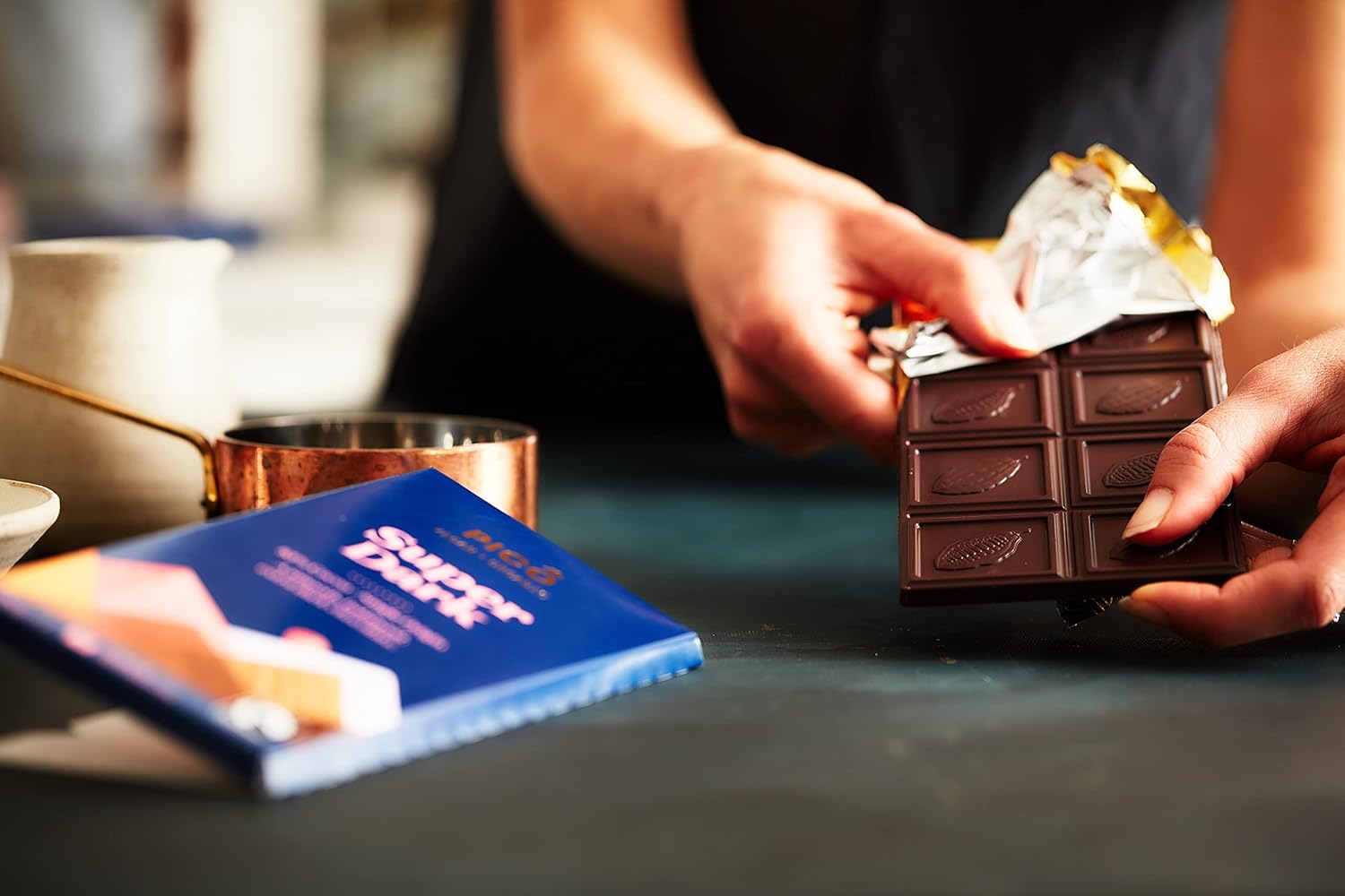 Pico Chocolate - Organic Super Dark Chocolate Bar 85% Cocoa, Vegan & Dairy-Free 3