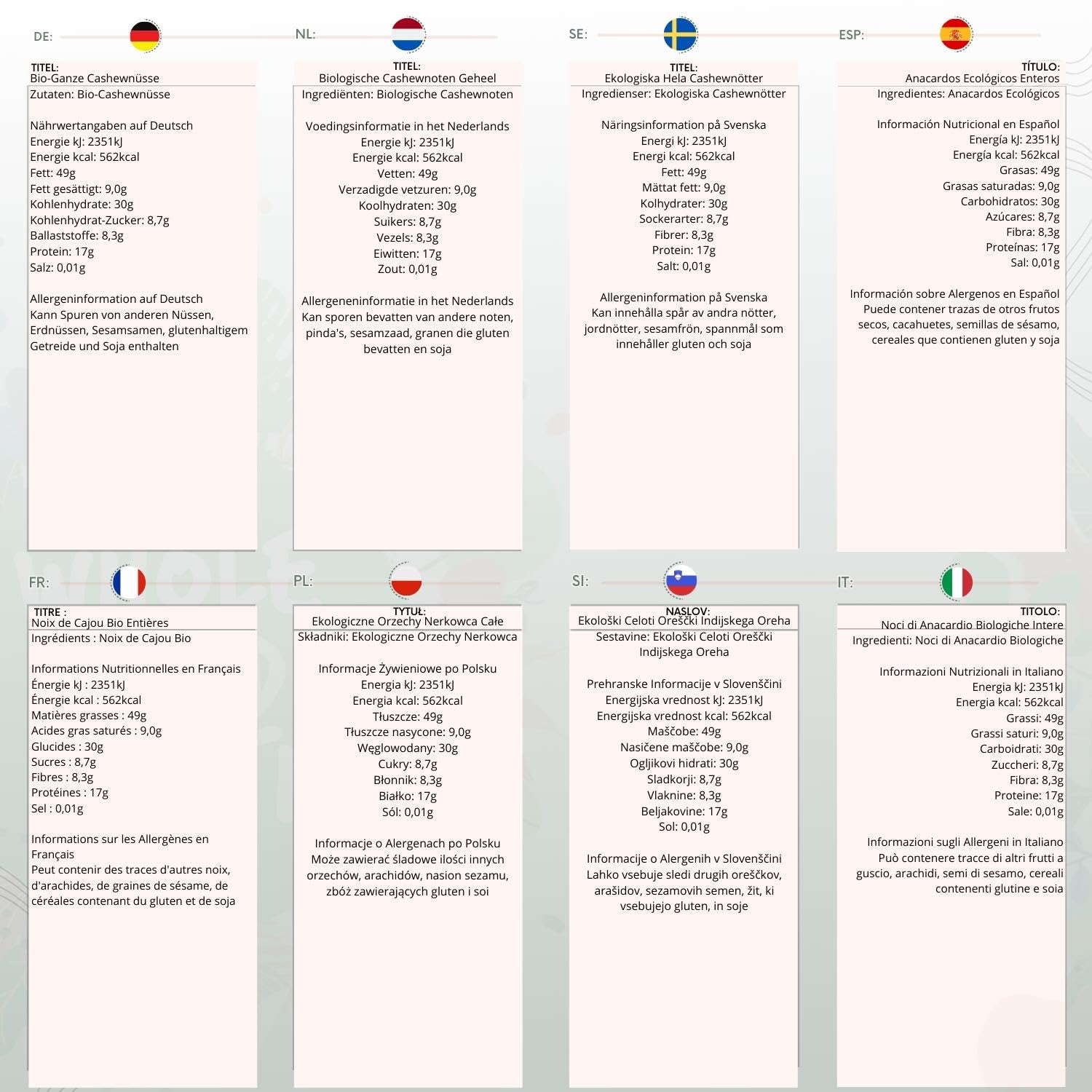 Wholefood Earth Organic Cashew Nuts Whole – 1 kg | Raw | GMO Free | Vegan 4