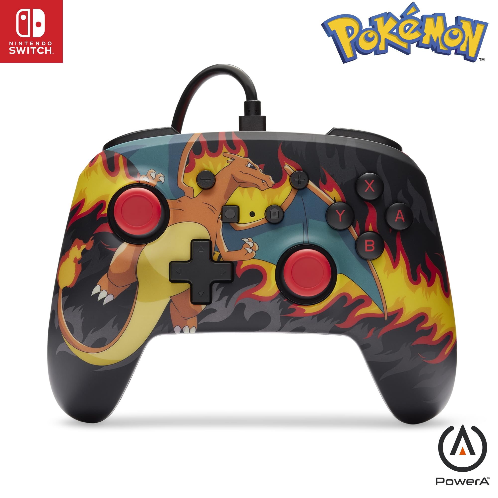 Charizard Firestorm - Enhanced Wired Controller for Nintendo Switch