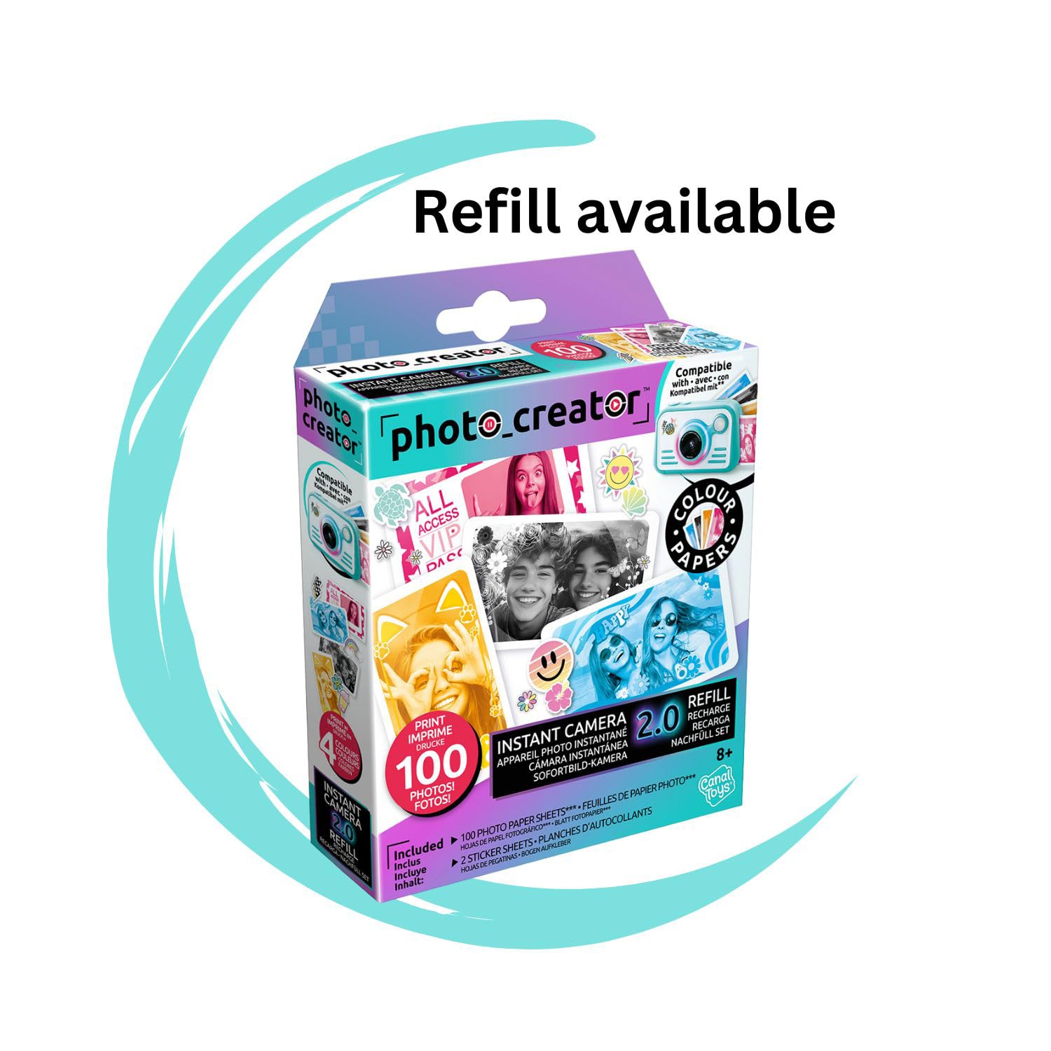 Photo Creator Instant Print Camera 2.0 - 32MP Digital Camera with 3" Touchscreen & Real Photo Prints 6