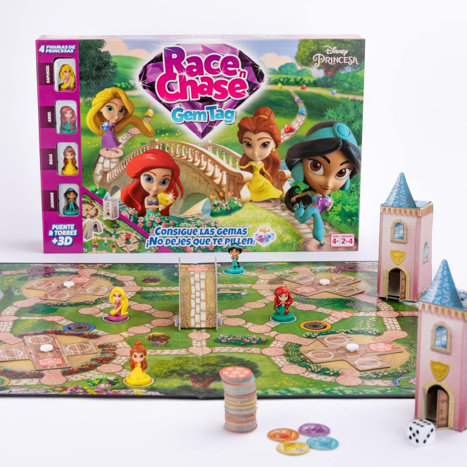 Disney Princess Race N Chase Board Game 4