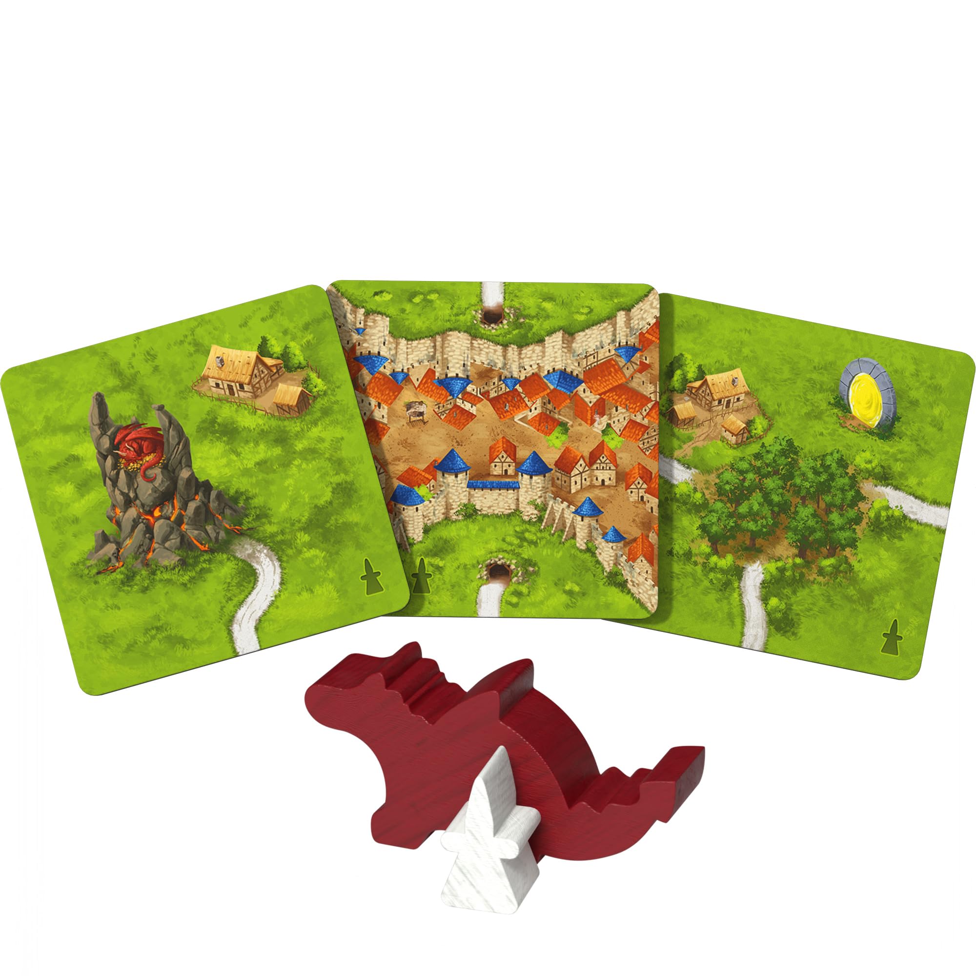 Hans im Glück Carcassonne: Dragon & Fairy Expansion 3 Refresh Board Game