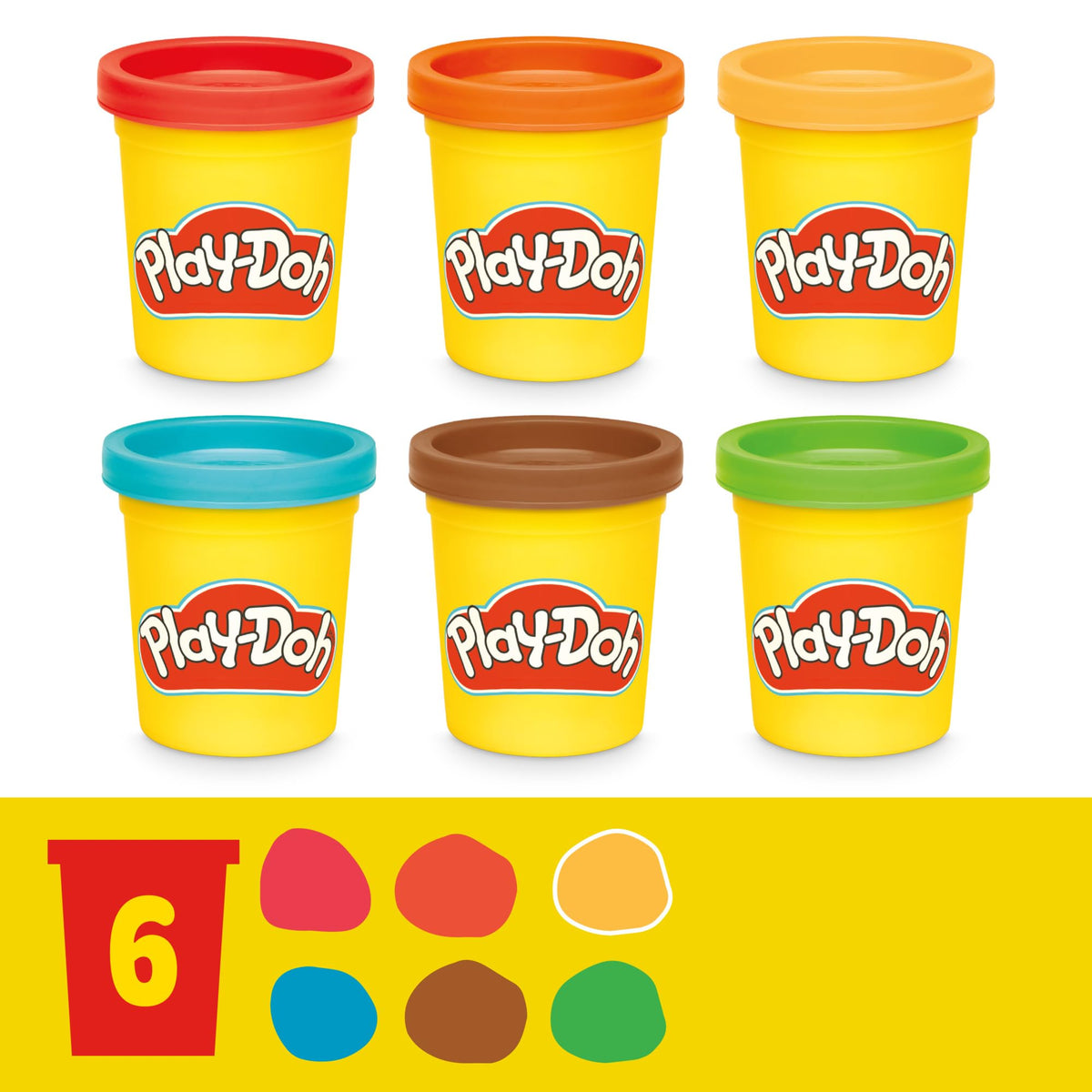 Play-Doh Grill Fun Playset - Ages 3+ | 6 Cans Compound | Includes Grill Press & Tools 5