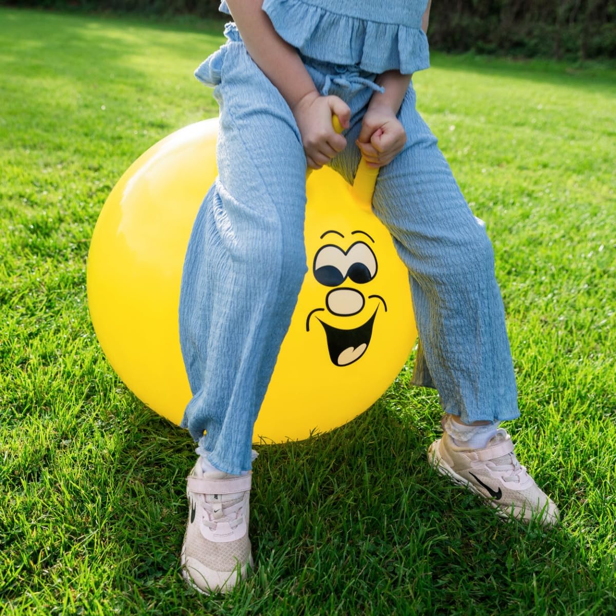 Toyrific Jump N Bounce Space Hopper - 20 Inch Retro Bouncing Ball for Kids 3+ 5