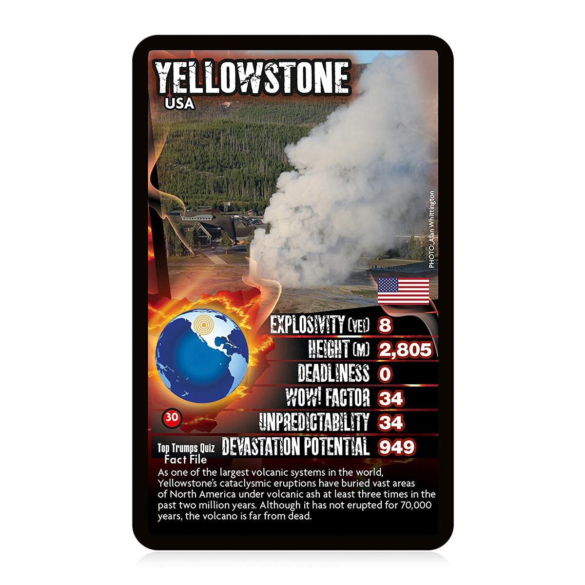 Volcanoes Top Trumps Card Game 8
