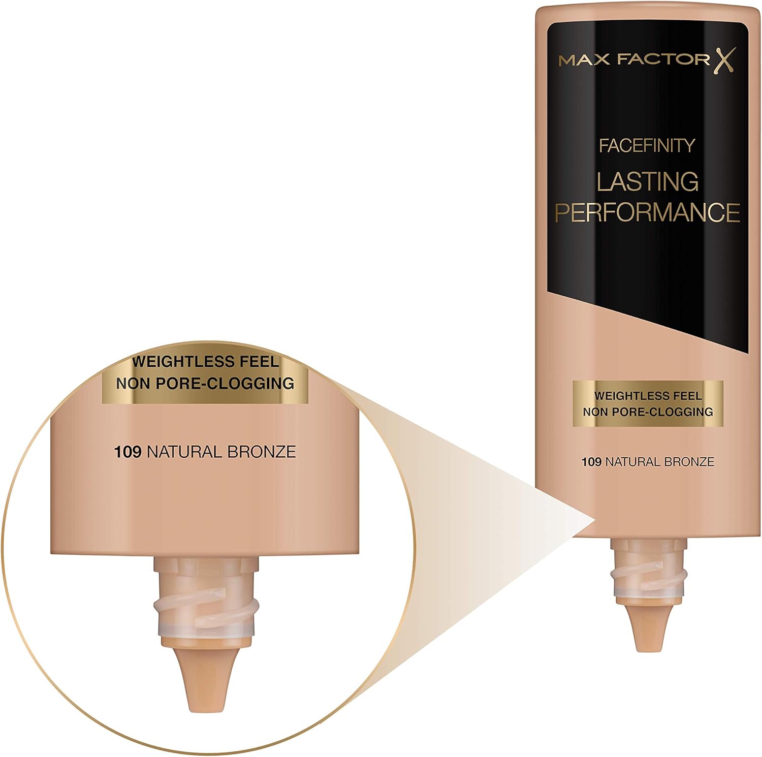 Max Factor Lasting Performance Long-Lasting Liquid Foundation (35 ml) - 109 Natural Bronze 5