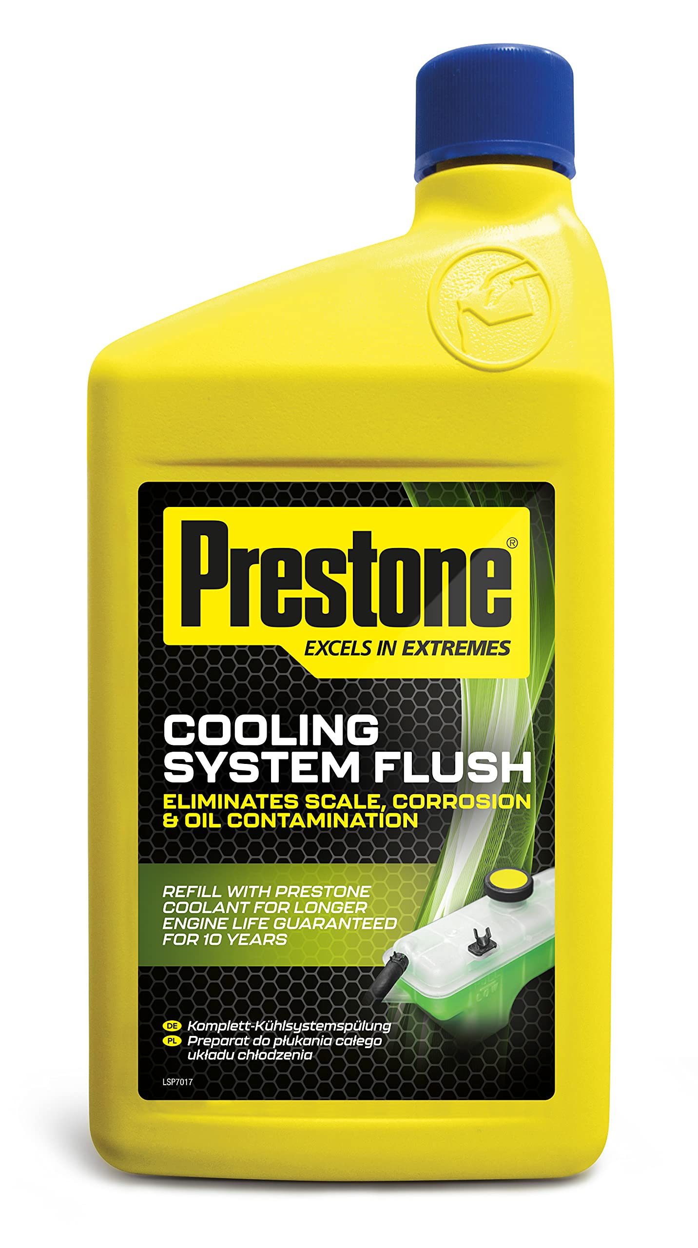 Prestone Engine Coolant Flush - Removes Scale & Corrosion | 1 Litre Liquid