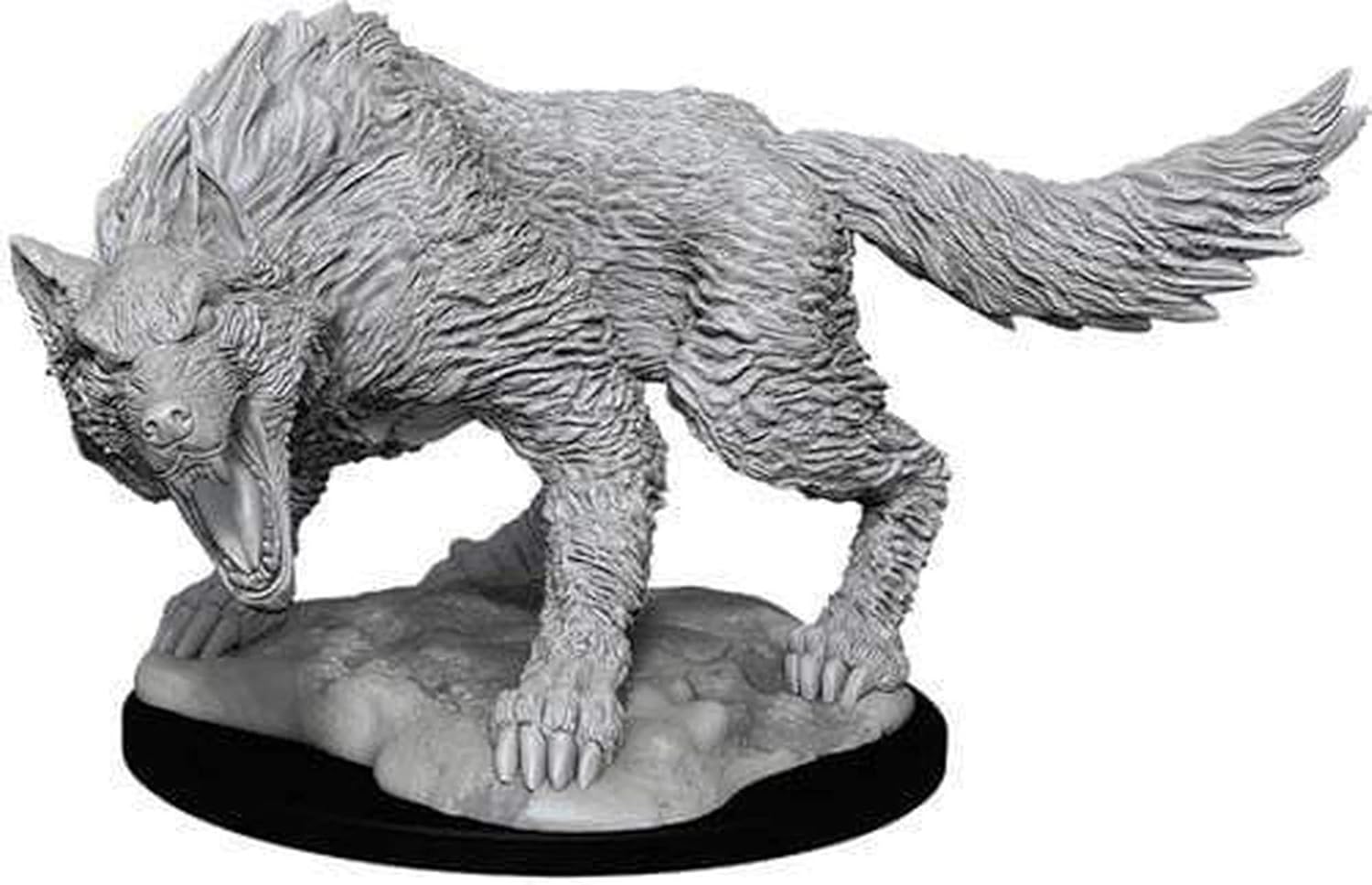 WizKids Winter Wolf Unpainted Miniature - D&D Nolzur's Marvelous Miniatures