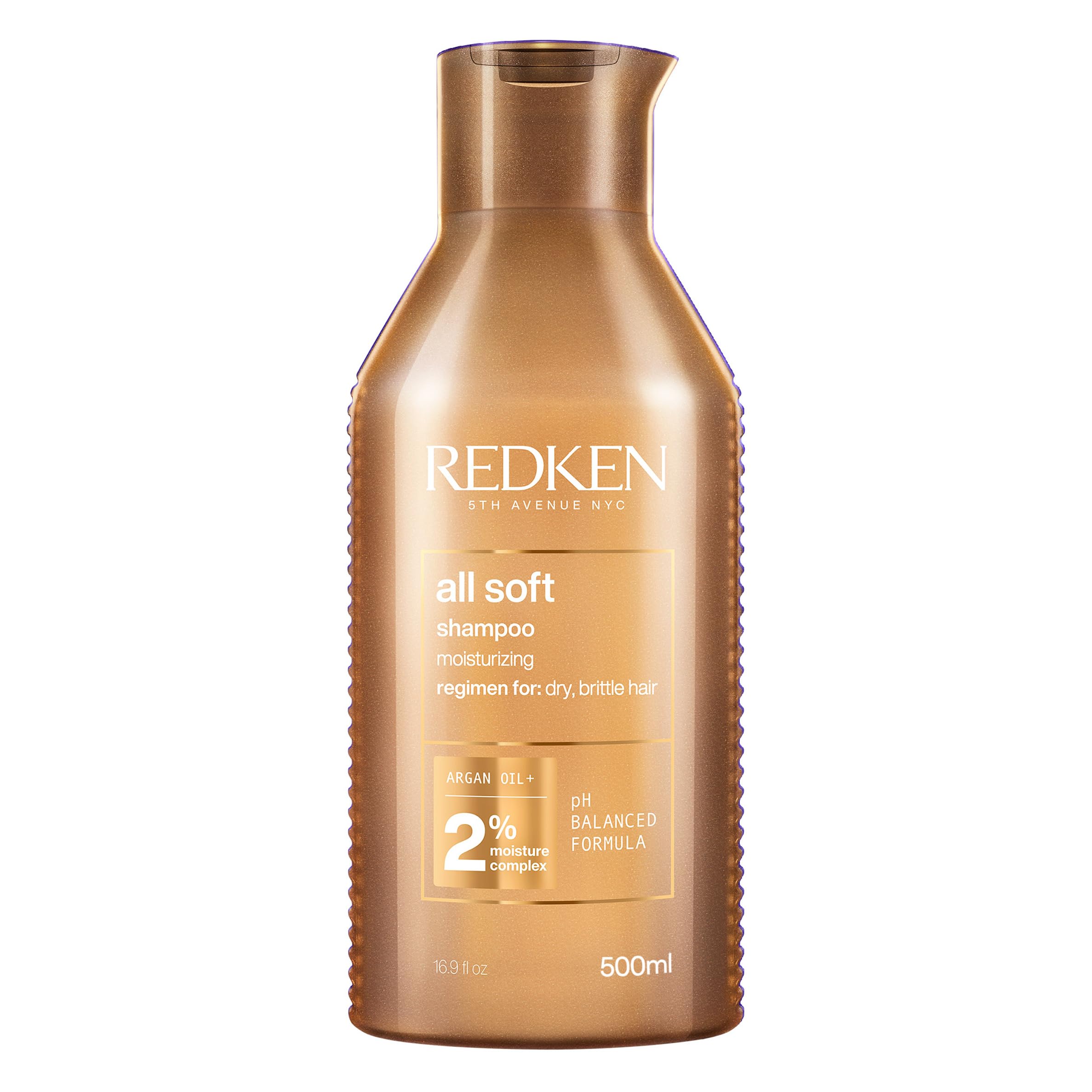 Redken All Soft Shampoo for Dry Hair with Argan Oil - 500ml