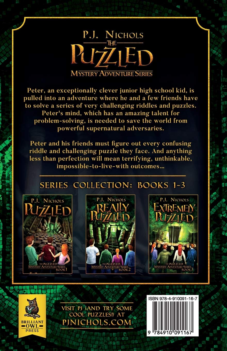 The Puzzled Mystery Adventure Series: Books 1-3 Collection by Brilliant Owl Press - Paperback, 513 Pages, Ages 8-10