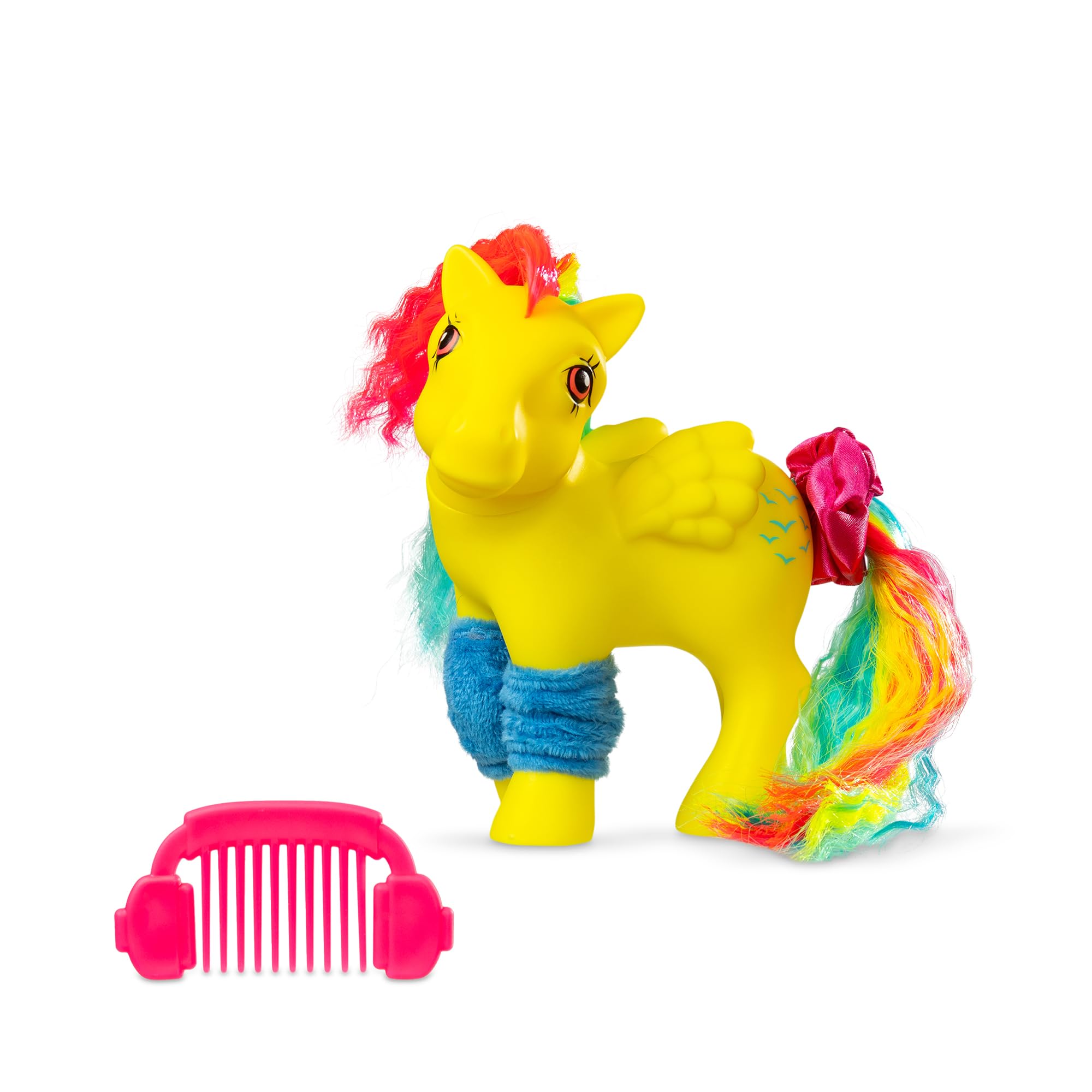 Basic Fun My Little Pony Totally Rad Collection - Skydancer Retro 80s Neon Pony Figure 4