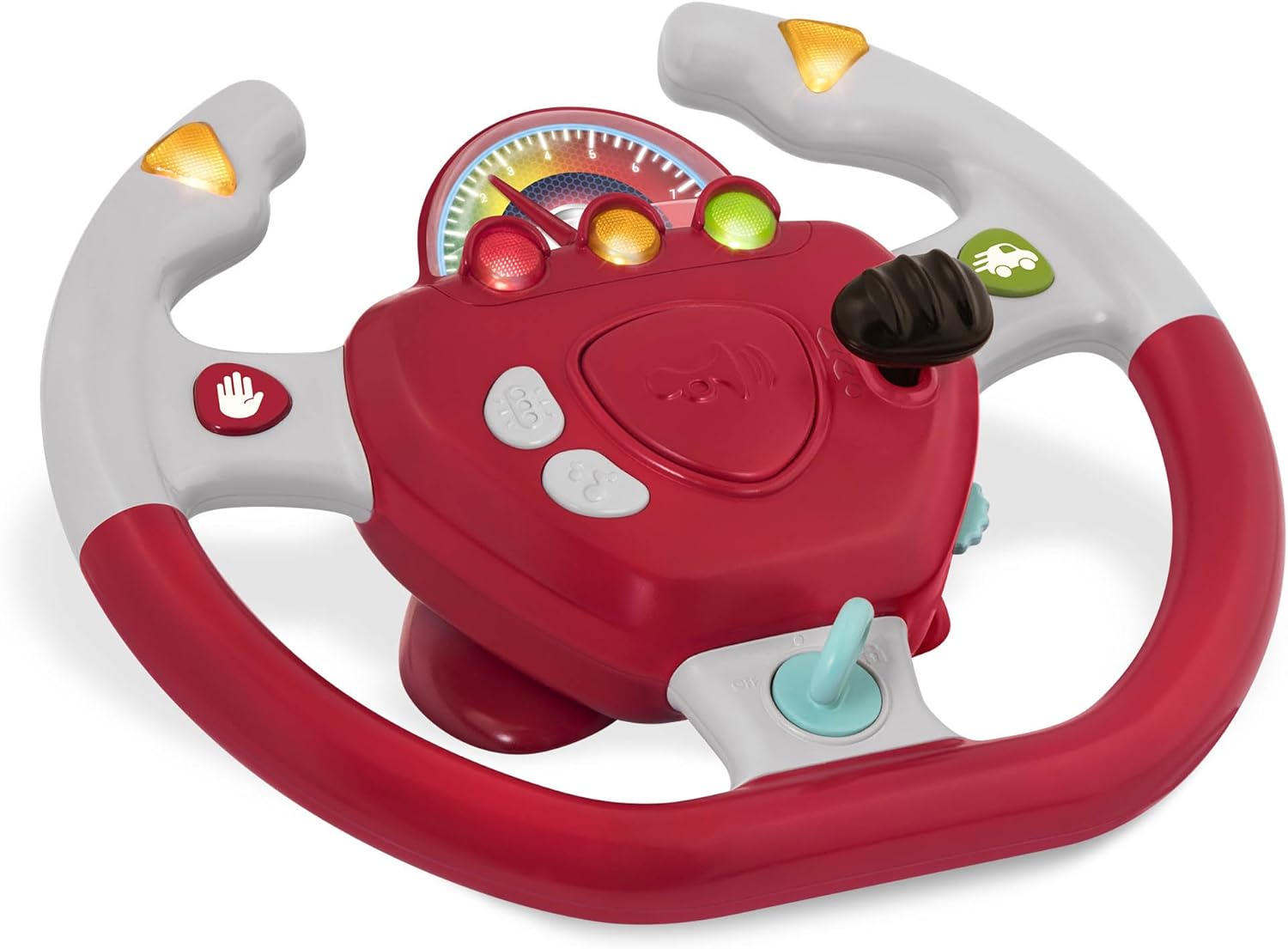 Battat Geared to Steer Interactive Driving Wheel - Educational Toy for Toddlers 2+