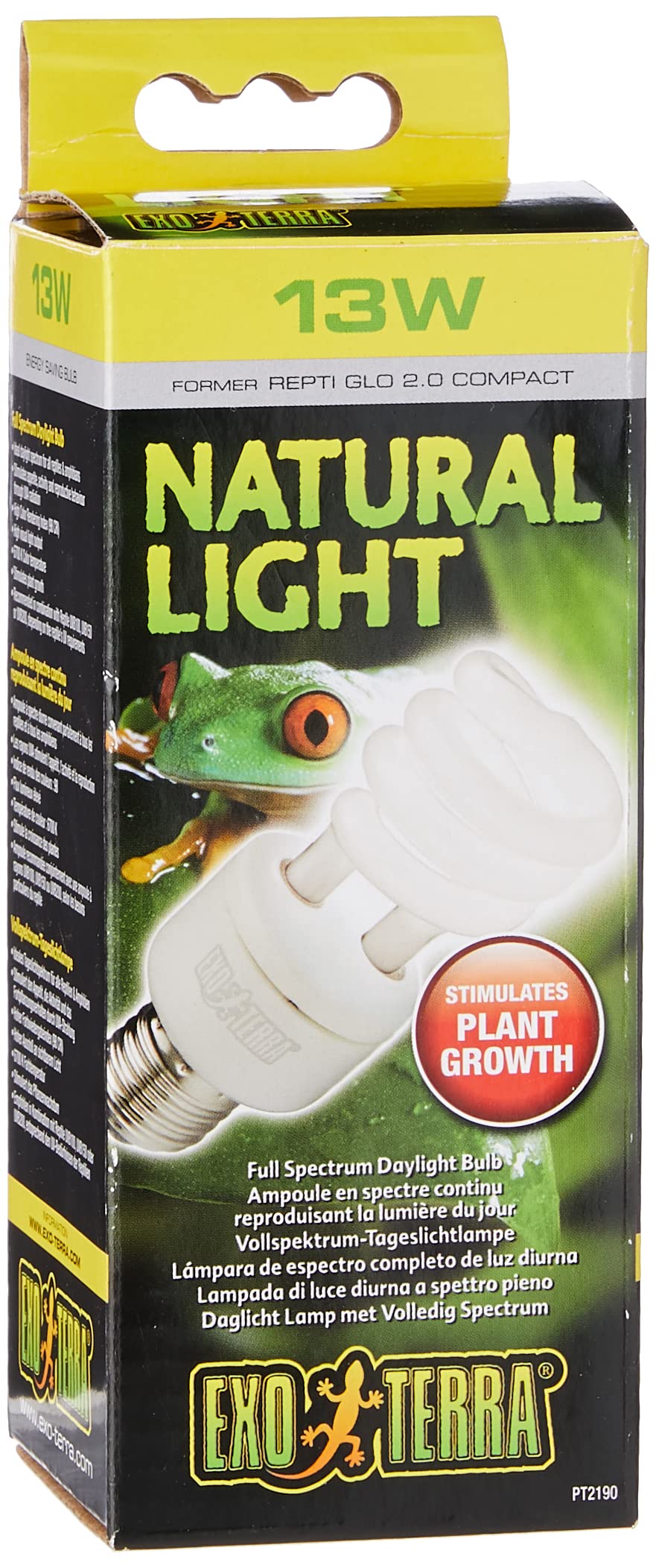 Exo Terra Natural Light Full Spectrum Daylight Lamp - 13W | 6700K CRI 98 | E27 Base