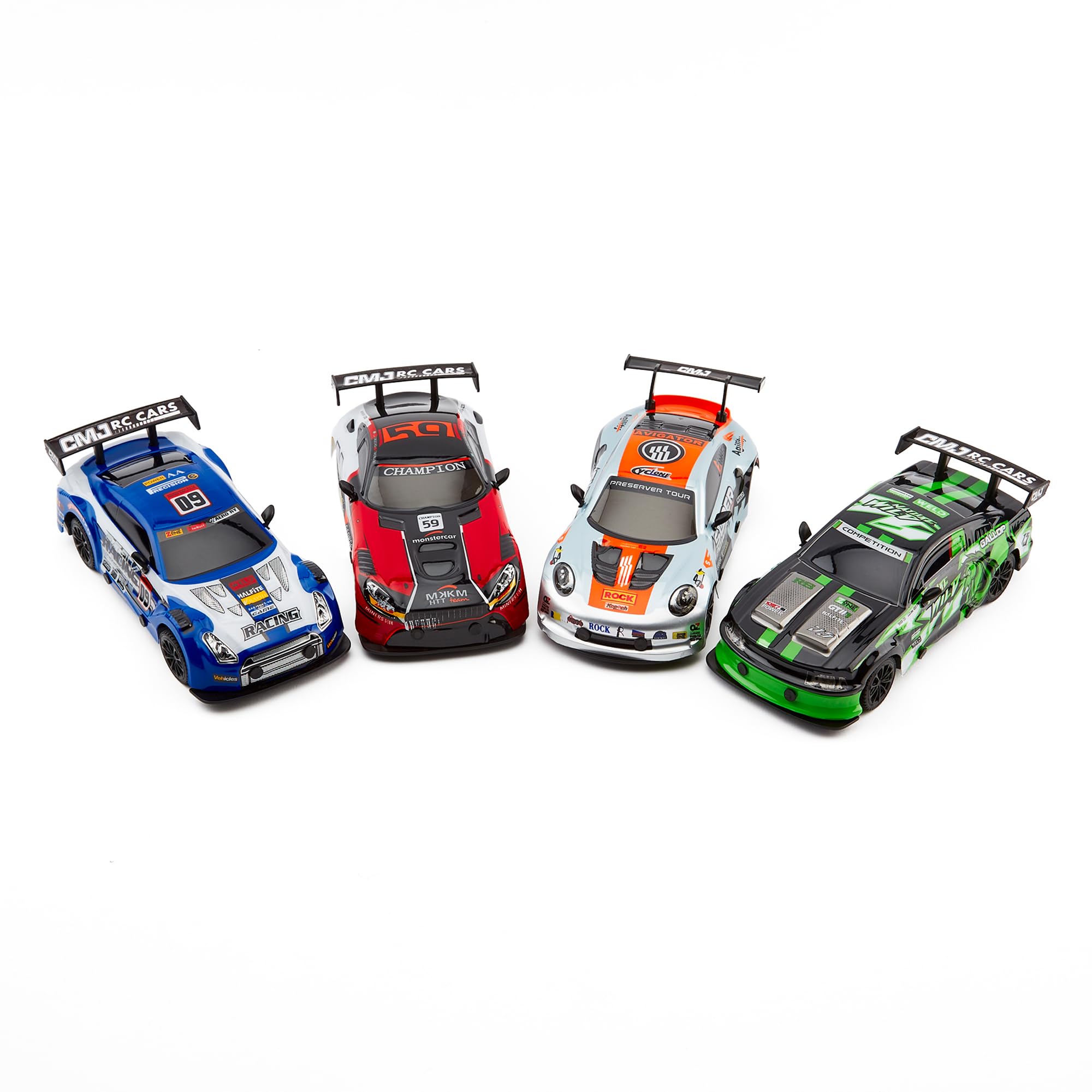CMJ RC Cars Road Rebel Green Machine - 1:24 Scale High-Speed 2.4GHz Remote Control Racing Car 4