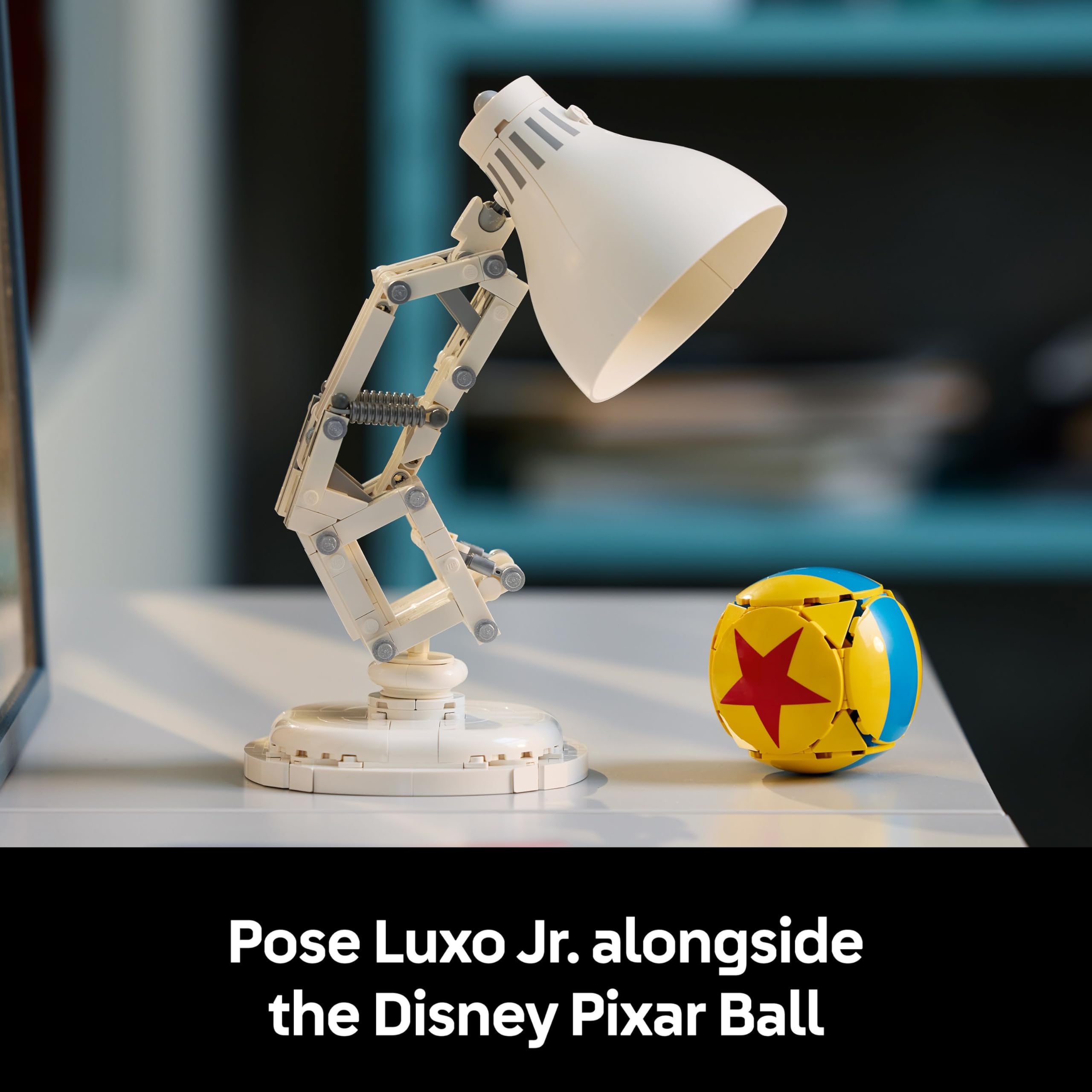 LEGO Ideas Disney Pixar Luxo Jr. Lamp Building Set - 613-Piece Collectible Model for Adults 3