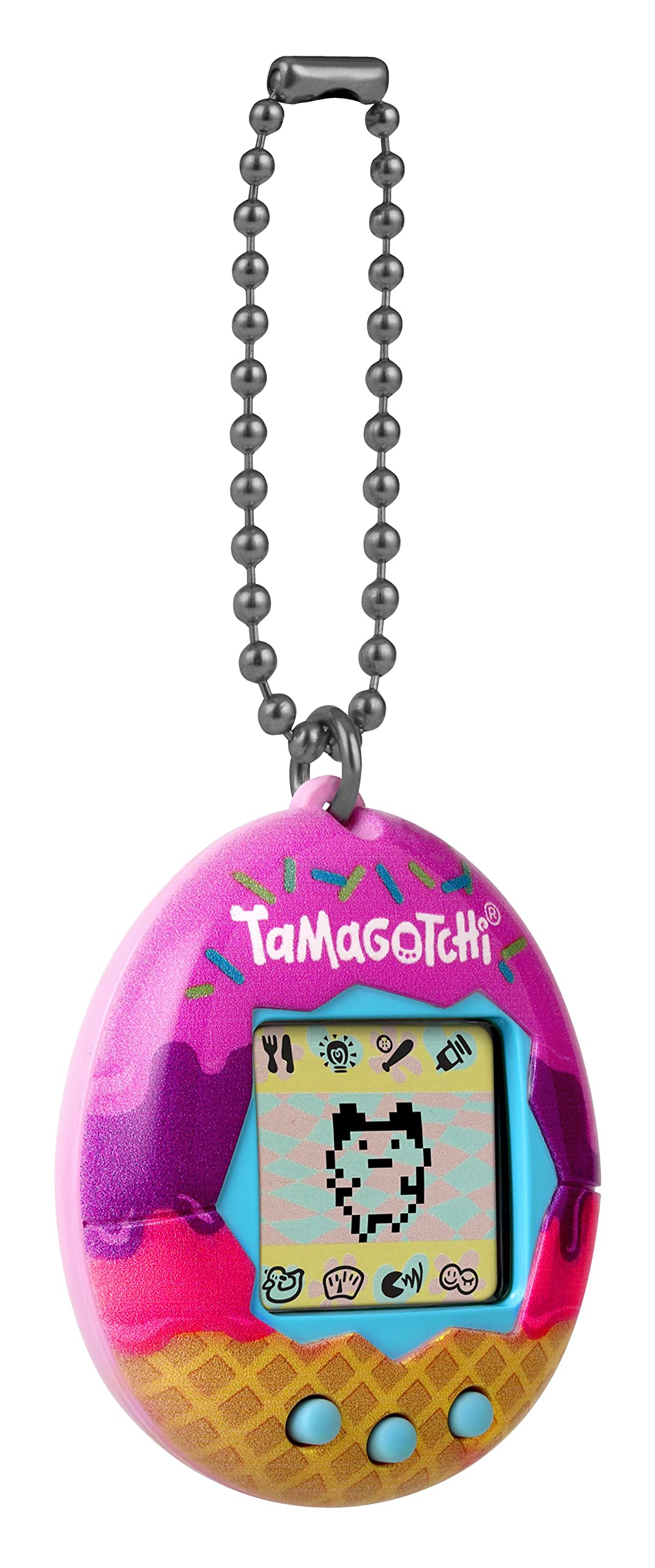 Bandai Tamagotchi Original Ice Cream Shell - Retro Virtual Pet Toy for Kids & Adults 8+ 14