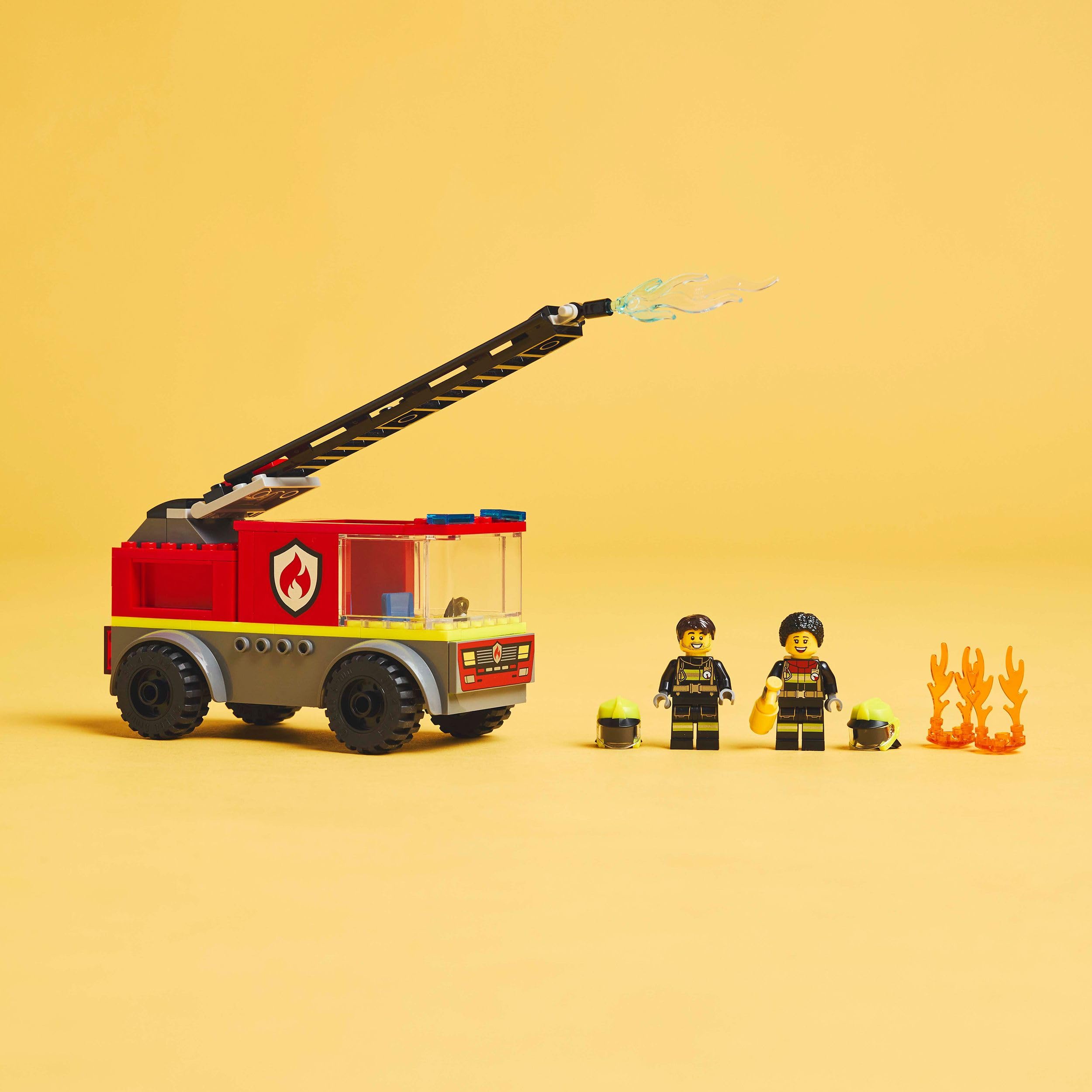 LEGO City Fire Engine with Ladder Toy - Building Set for Kids Aged 4+