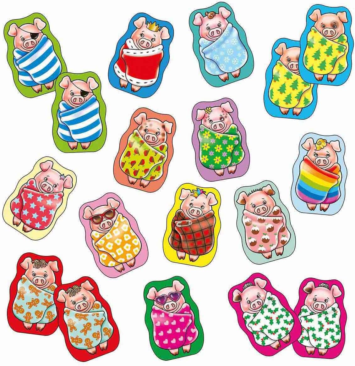 Orchard Toys Pigs in Blankets Mini Game - Matching Card Game for Kids 3-7 Years