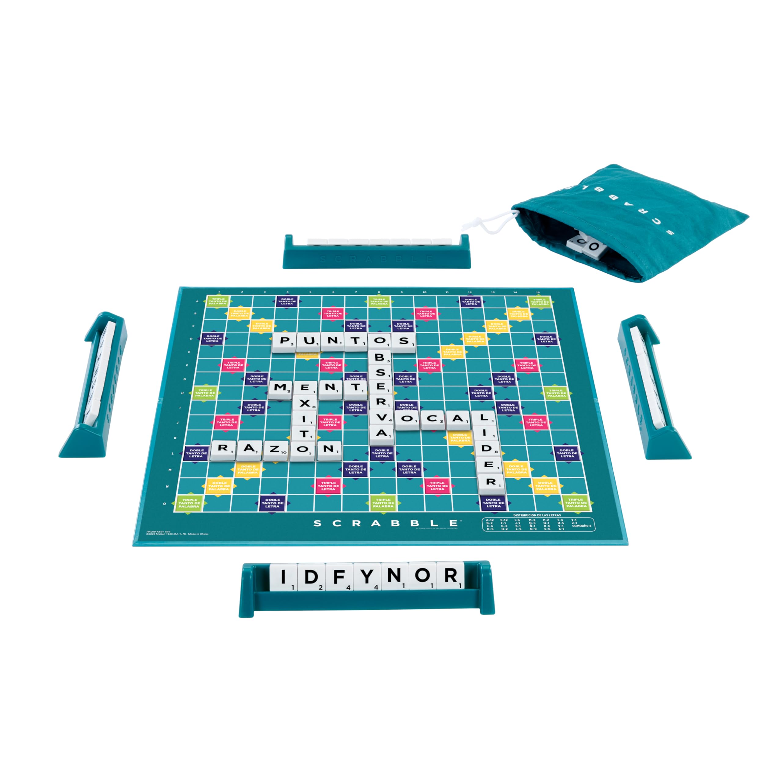 Mattel Games Scrabble, spanische Version, HXV99, Brettspiel 3