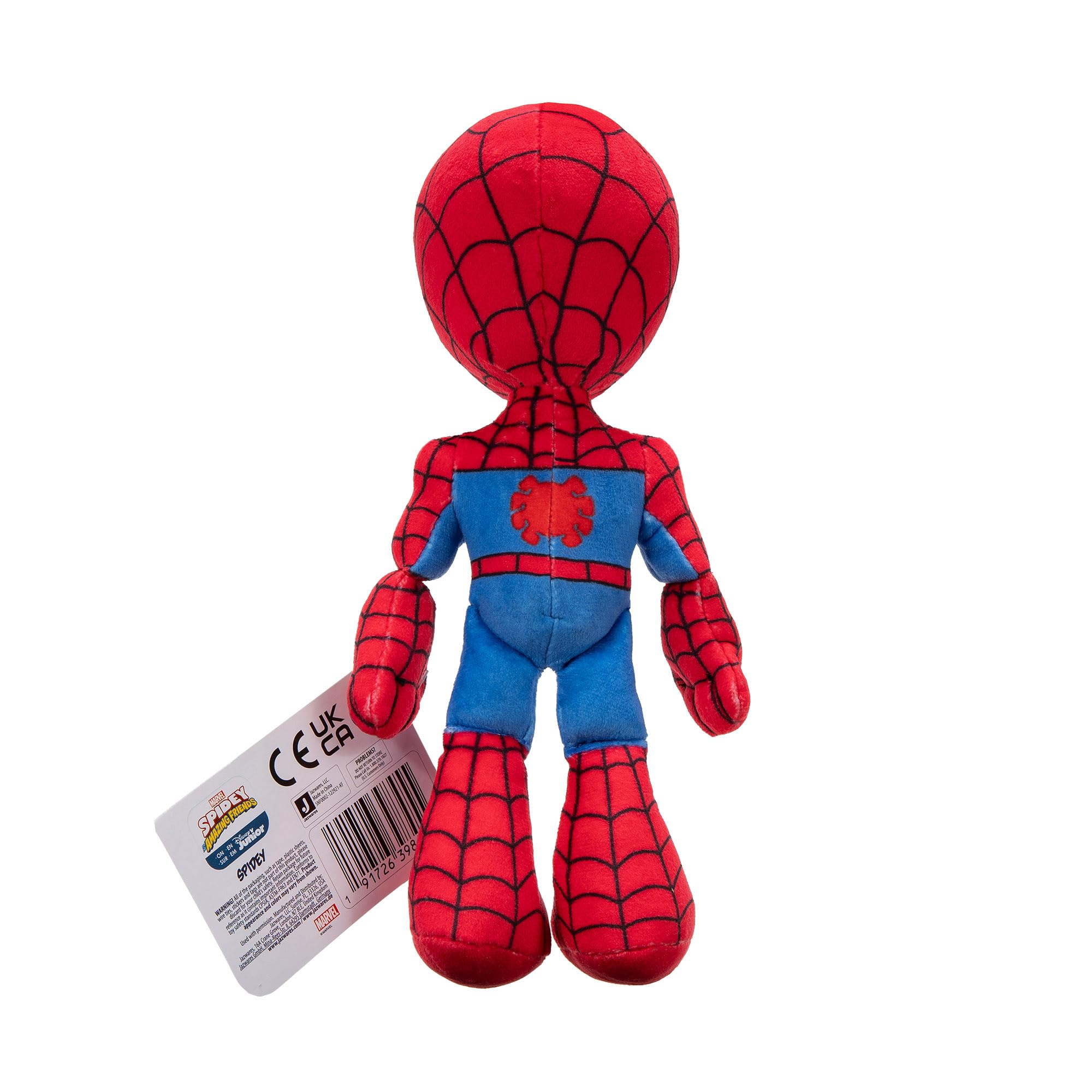 Marvel Spidey and His Amazing Friends 8-Inch Plush - Super Soft Spidey Stuffed Animal